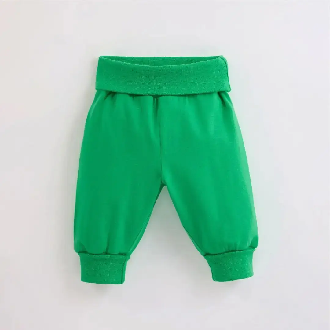 Tropical Green Kids Organic Yoga Pants - Image 2