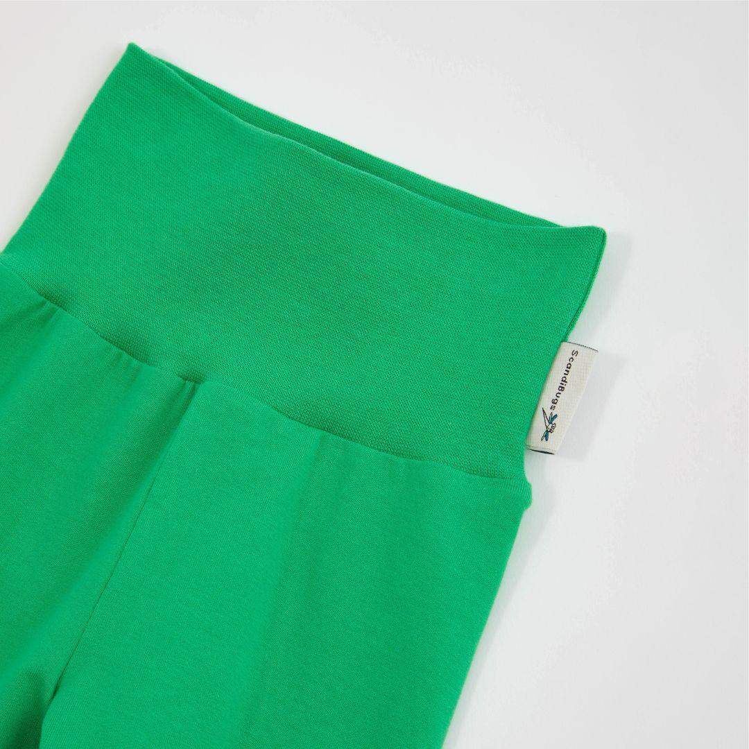 Tropical Green Kids Organic Yoga Pants - Image 3