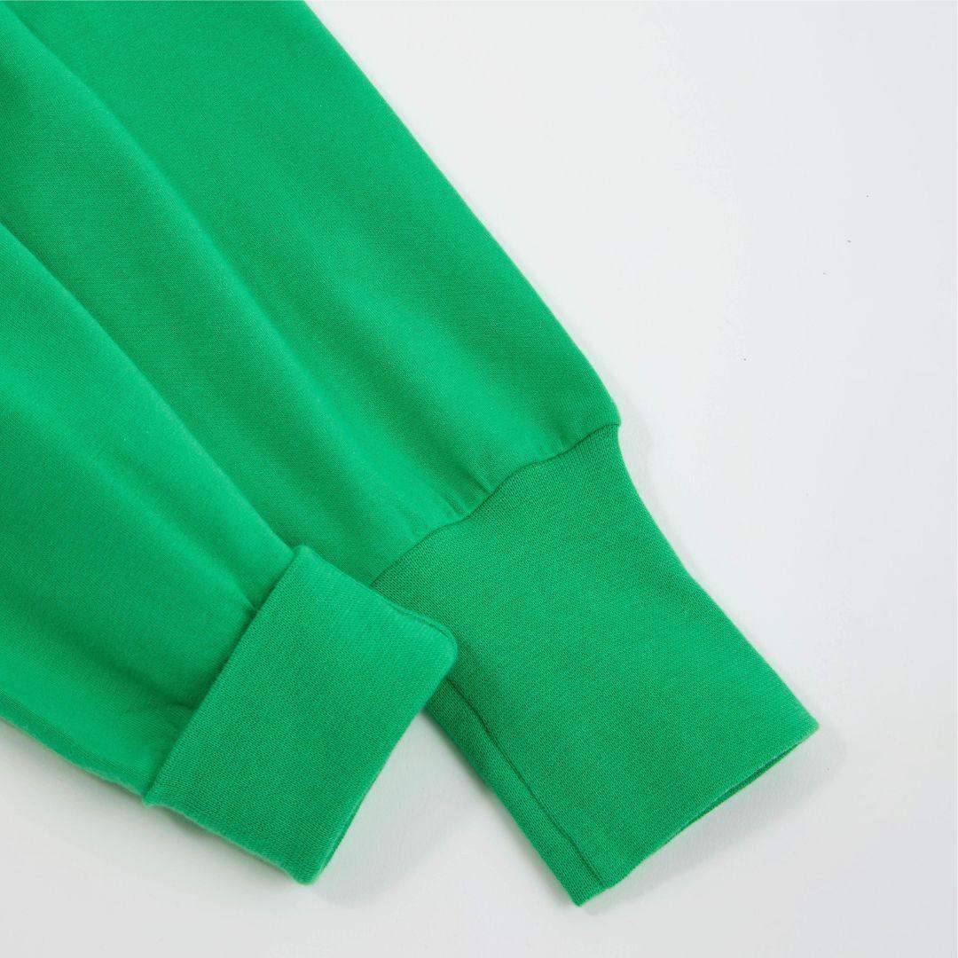 Tropical Green Kids Organic Yoga Pants - Image 4