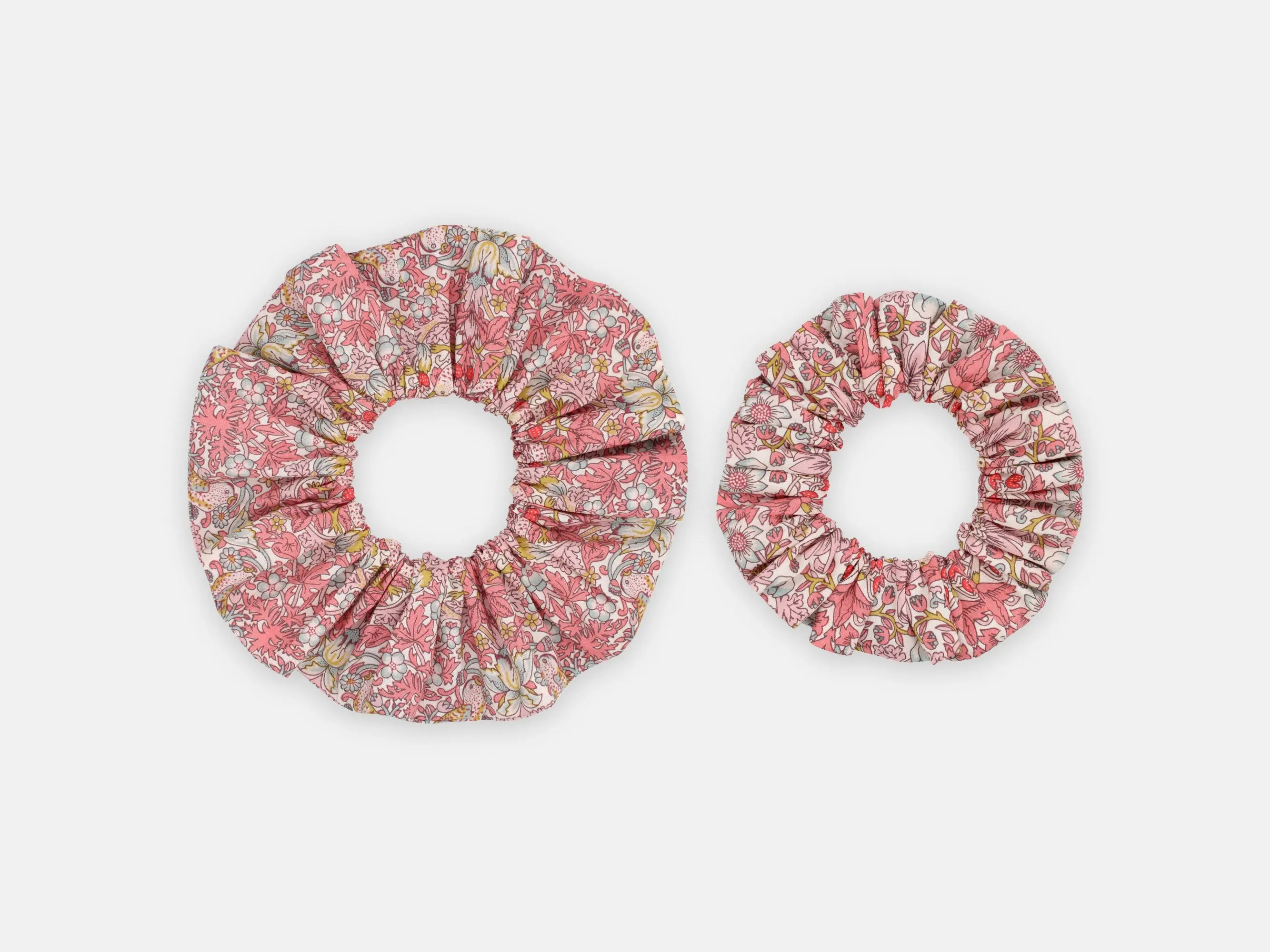 Scrunchie - Liberty Strawberry Thief Spring C Print - Image 3