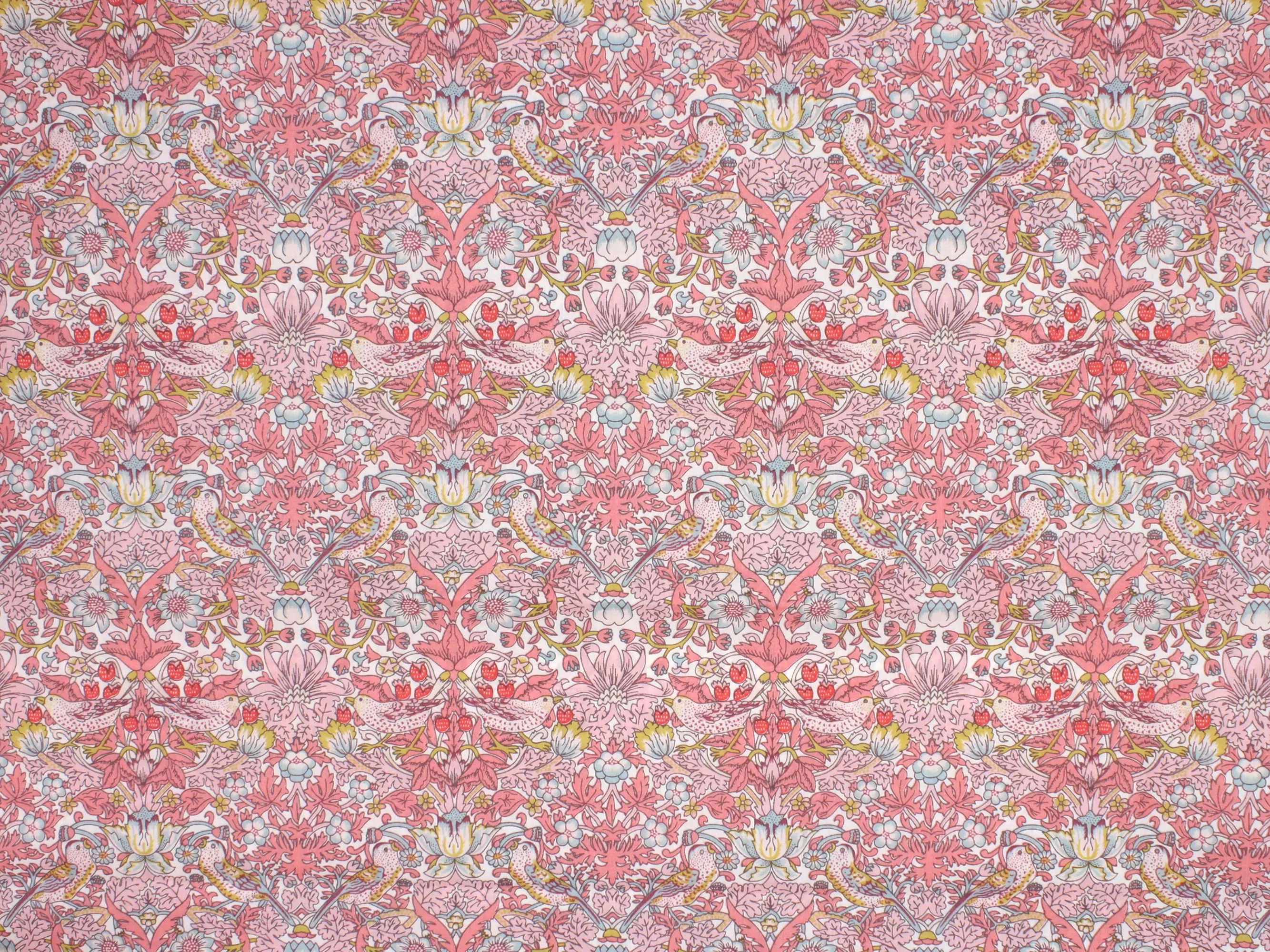 Scrunchie - Liberty Strawberry Thief Spring C Print - Image 5