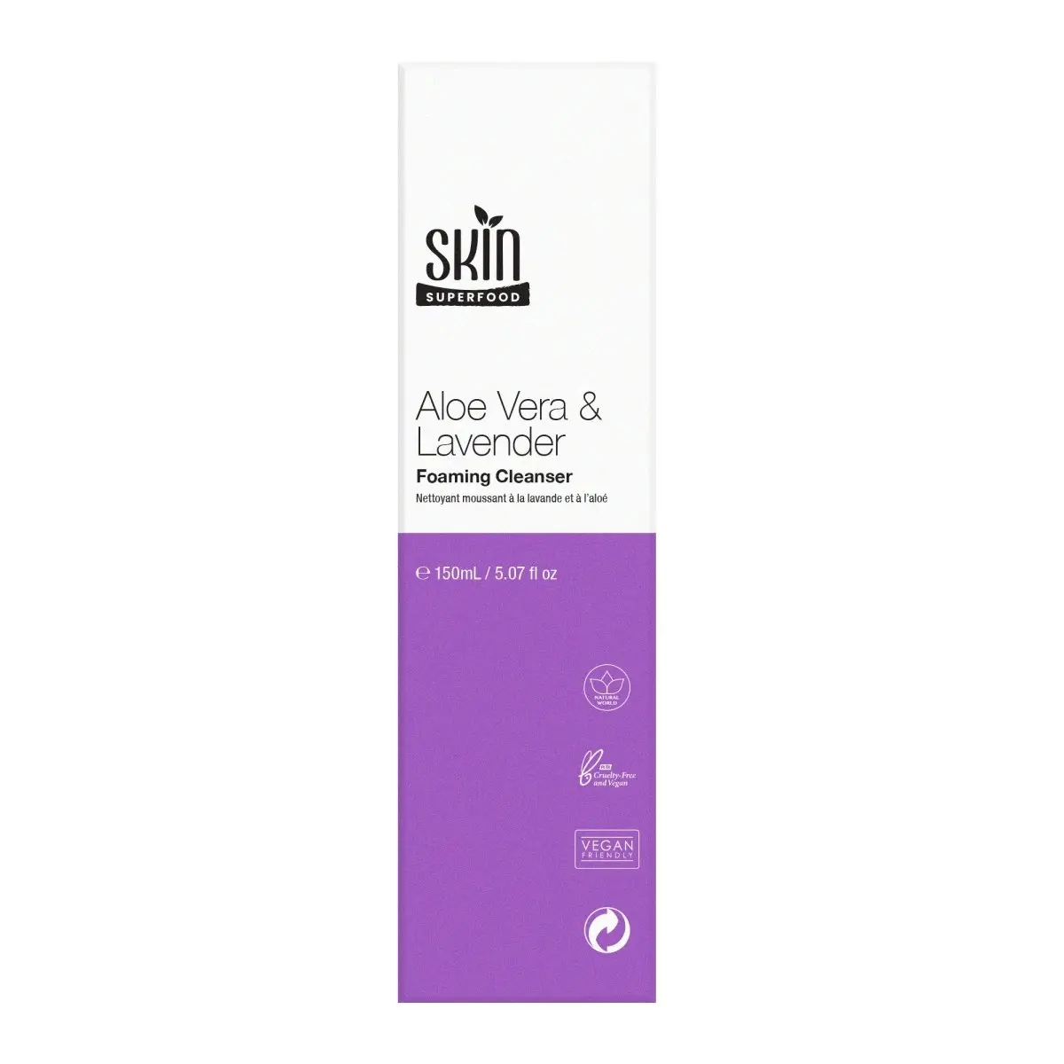 SF Aloe Vera & Lavendar Foaming Cleanser 150ml - Image 3