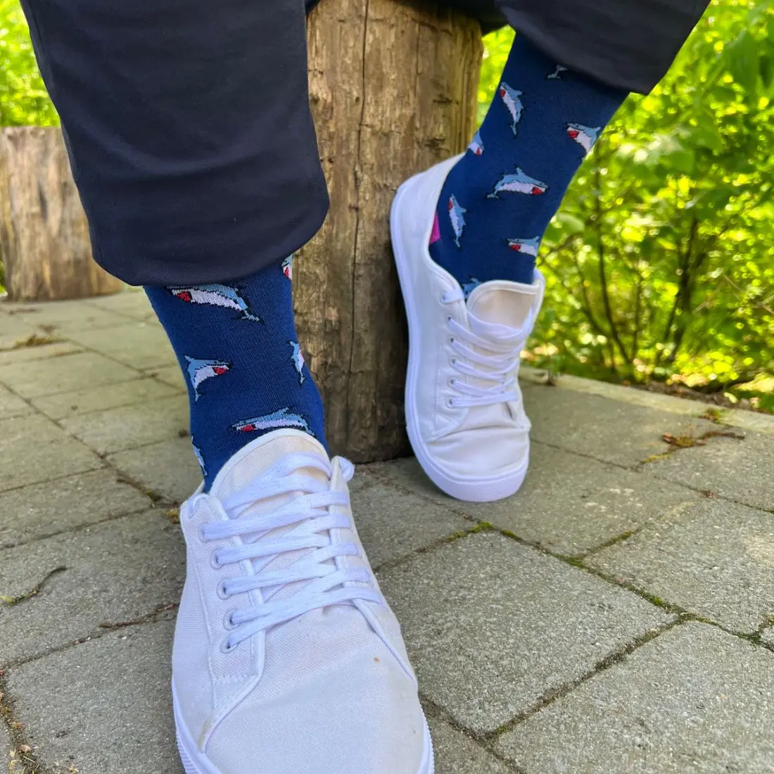 Sharks Matching Bamboo Socks (Adult & Child) - Image 3