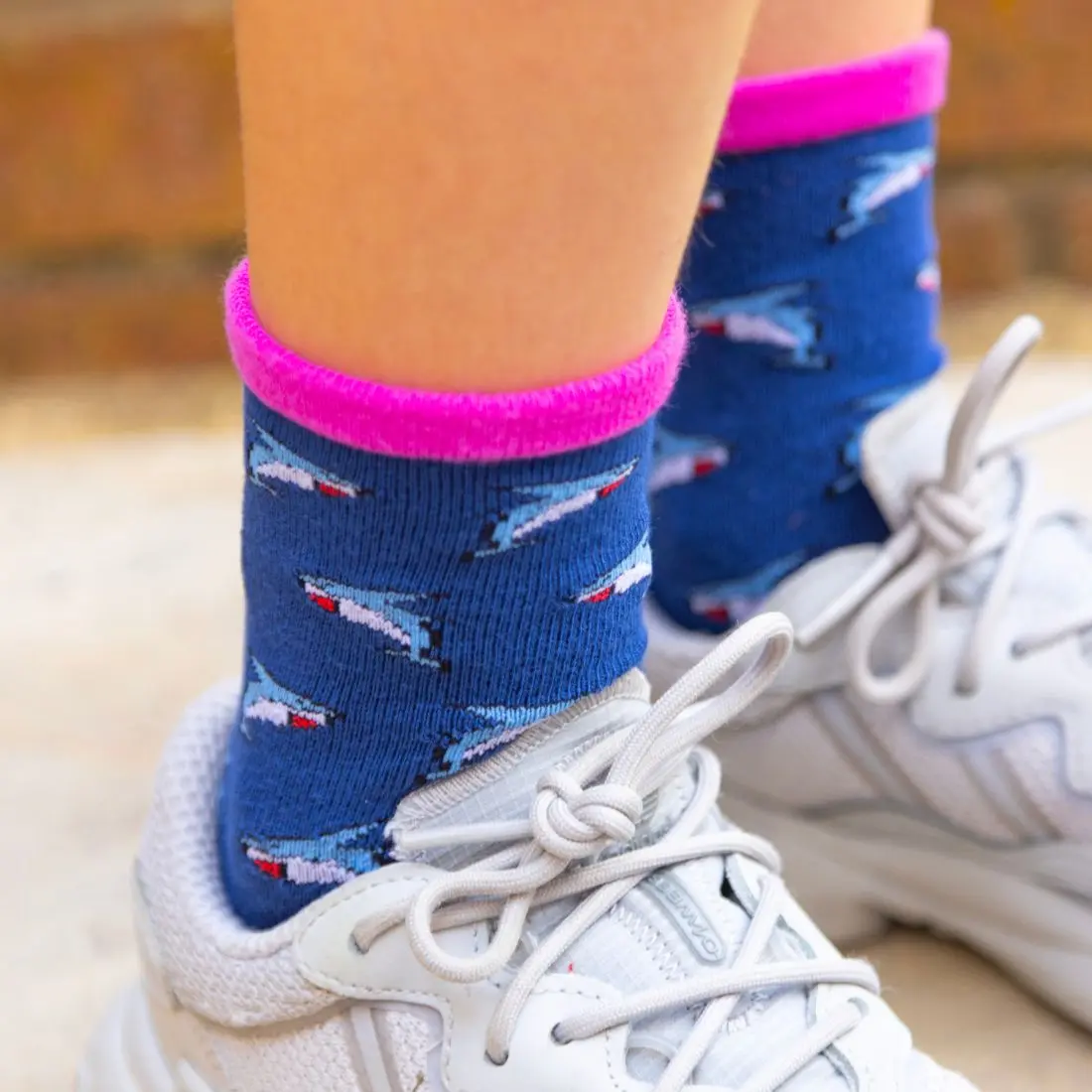 Sharks Matching Bamboo Socks (Adult & Child) - Image 5