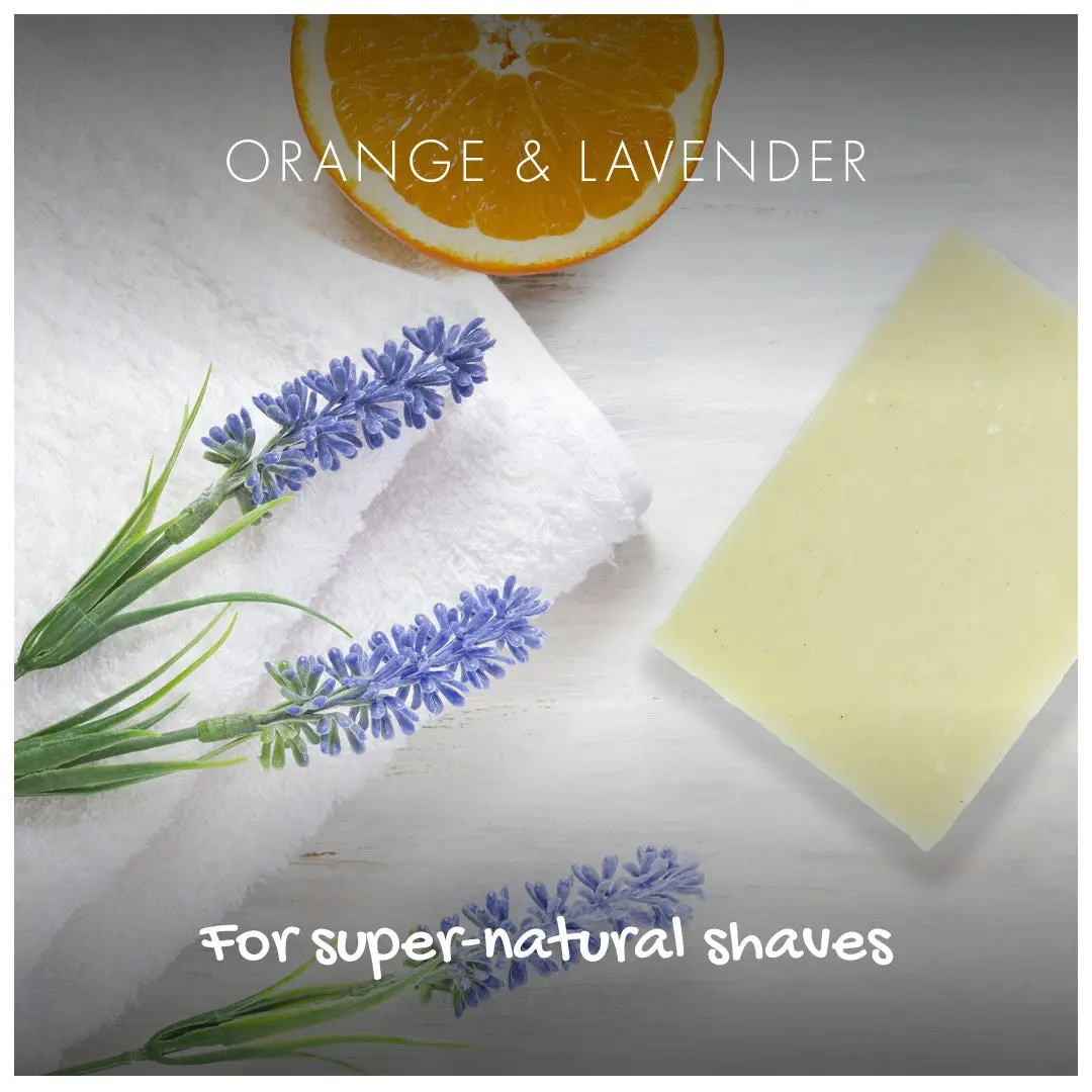 Shaving Bar - Orange & Lavender - Image 3