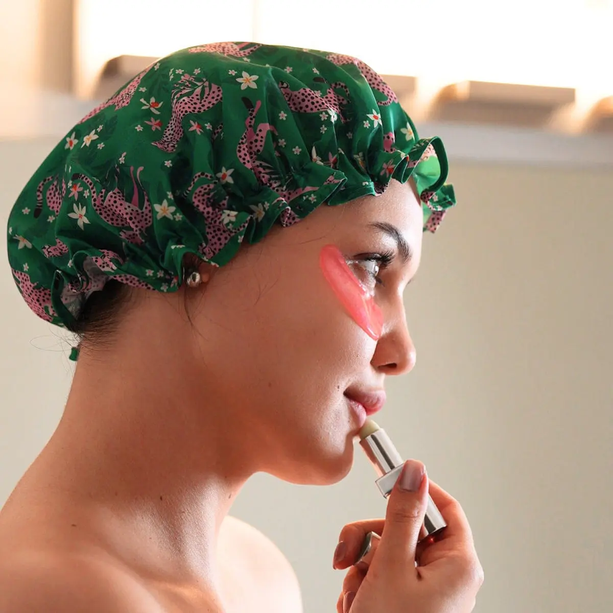 Cheetah Shower Cap - Image 2