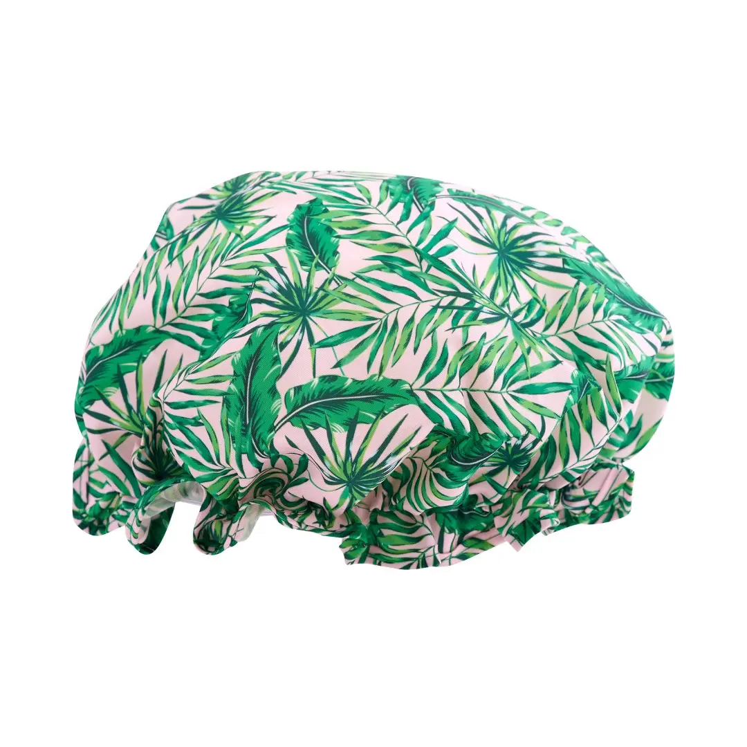 Palm Print Shower Cap - Image 3