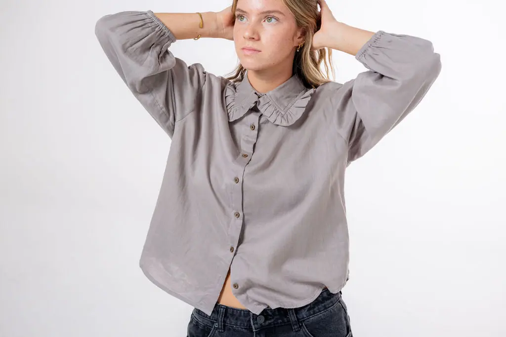 Sia Soft Frill Collar Blouse - Image 12