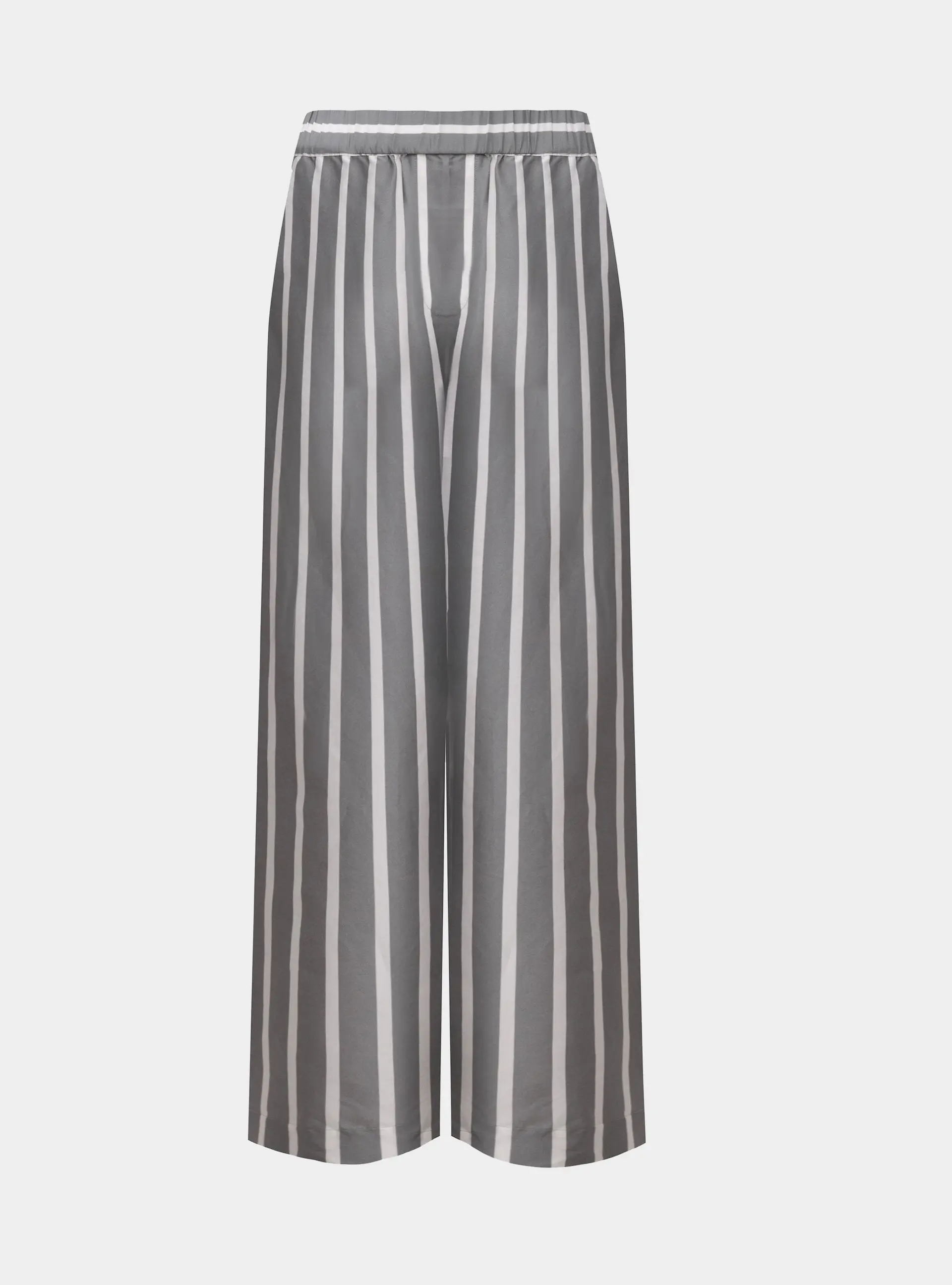 Silk Cotton Pants Quiet Gray