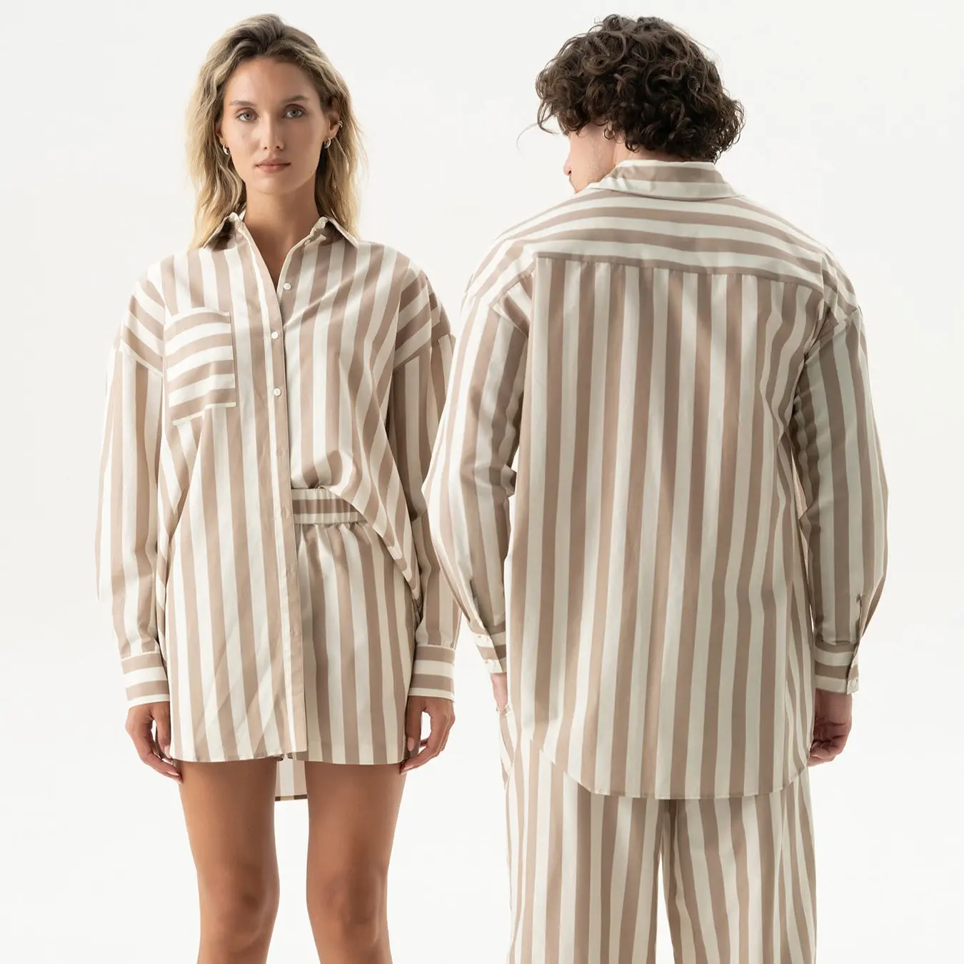 Silk Cotton Shorts Oat Milk - Image 2
