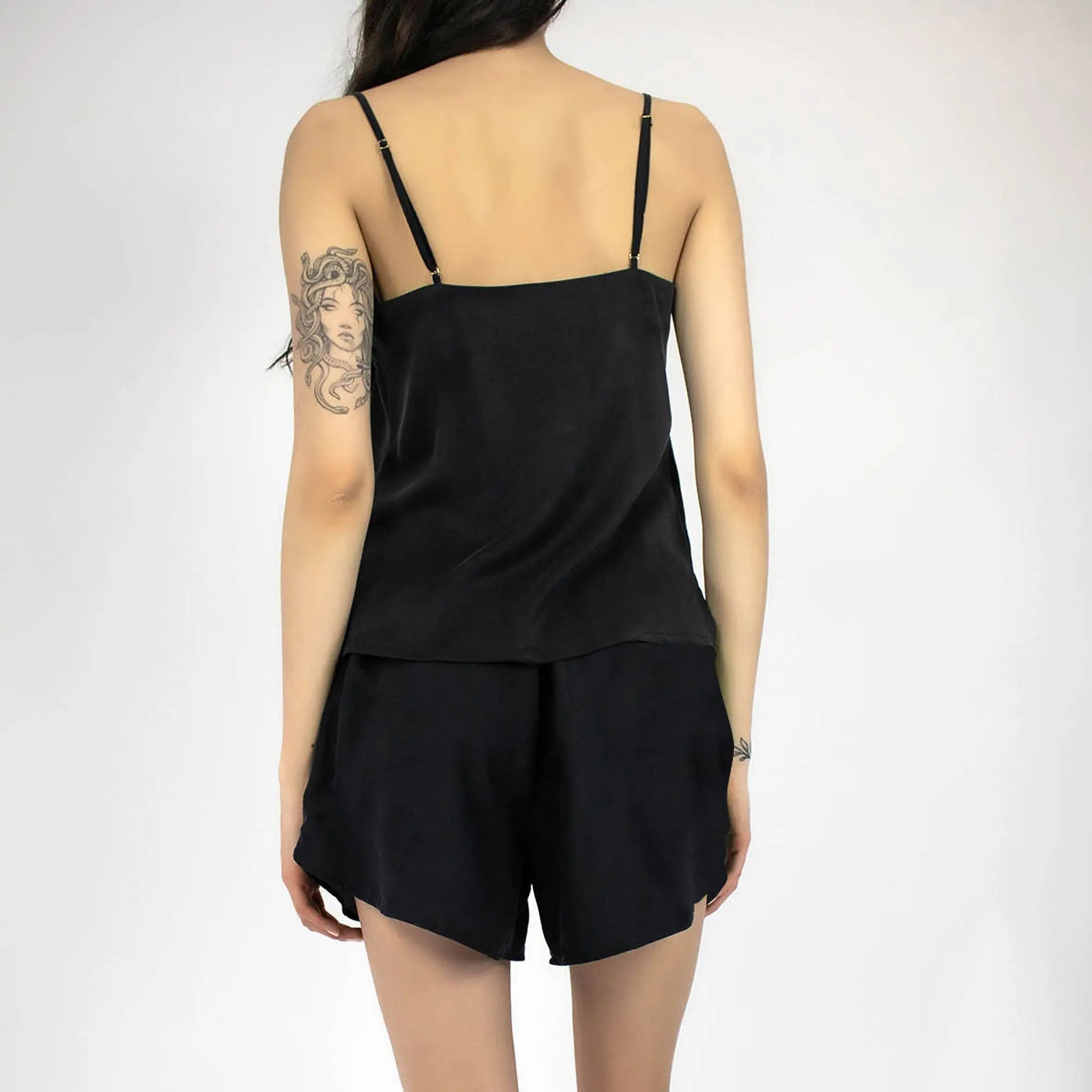 Silk Dreamscape Camisole Black - Image 9
