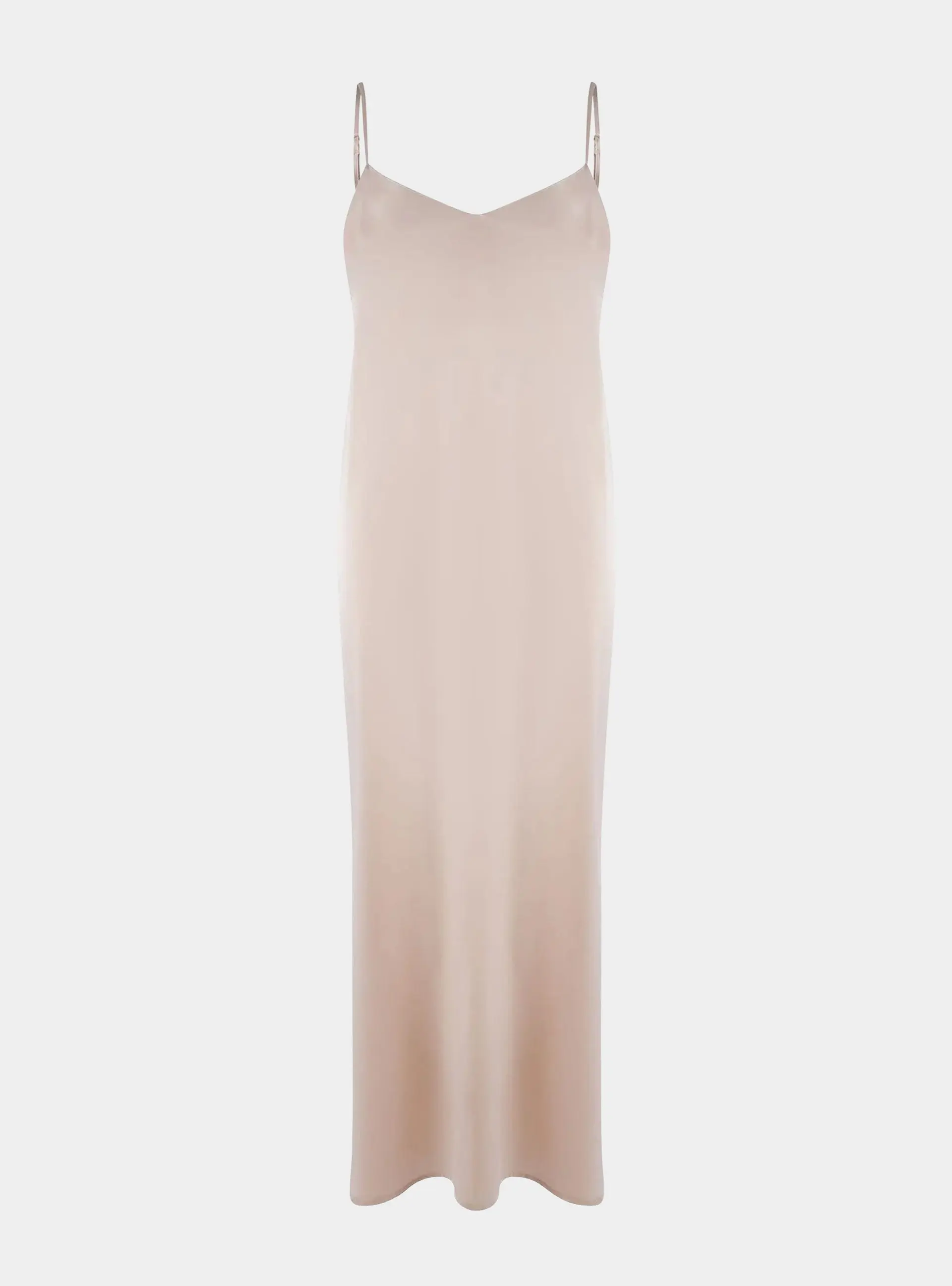 Silk Dreamscape Long Slip Dress Transcendent Pink