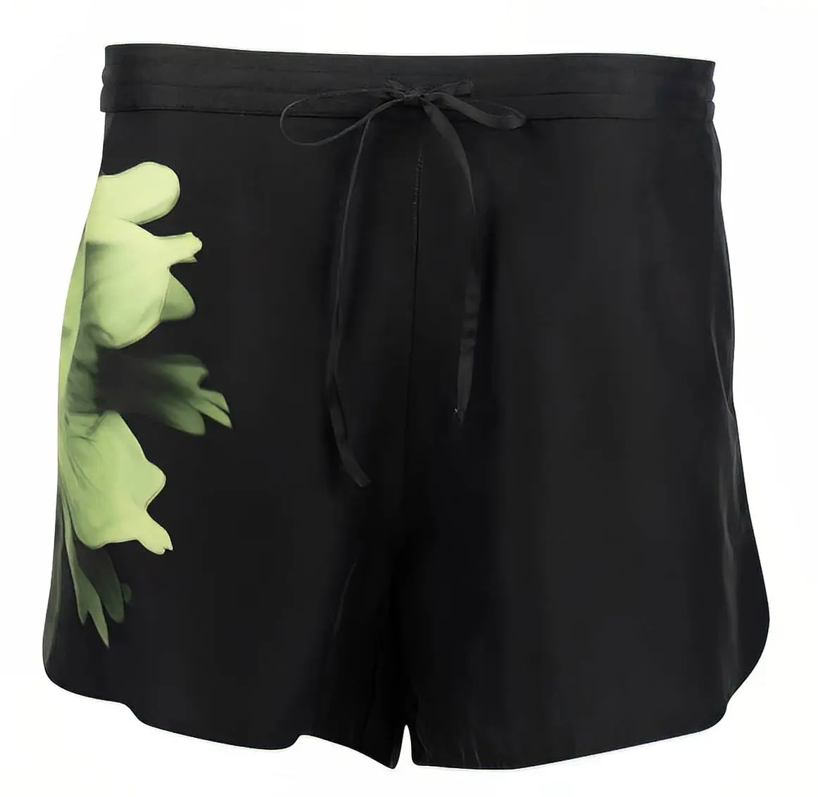 Silk Dreamscape Shorts Black Flower - Image 11