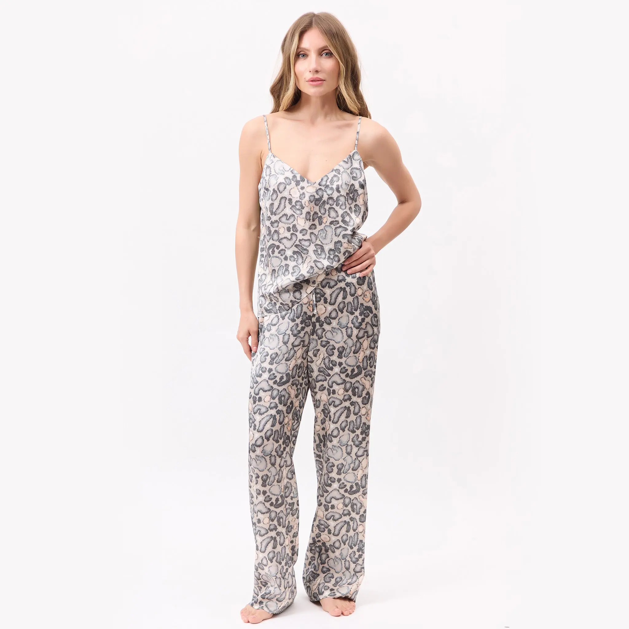 Silk Pants Animal Print - Image 5