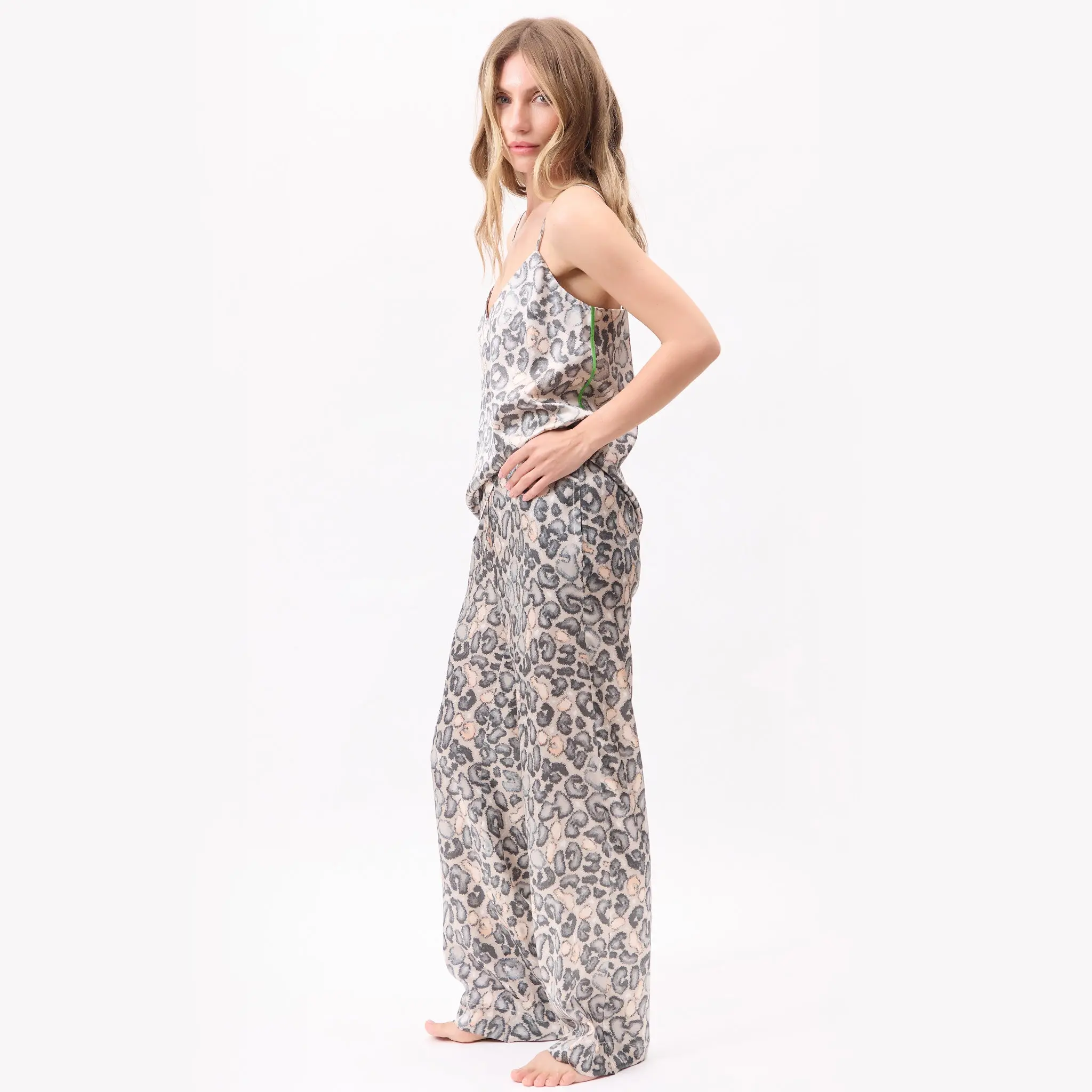 Silk Pants Animal Print - Image 6