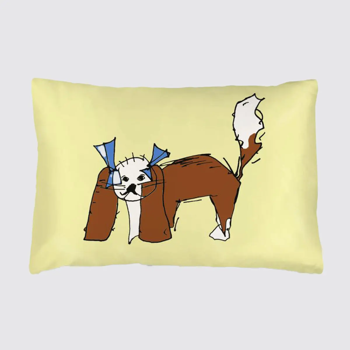 Silk Pillowcase For Children - Charlie With Bows - Image 2