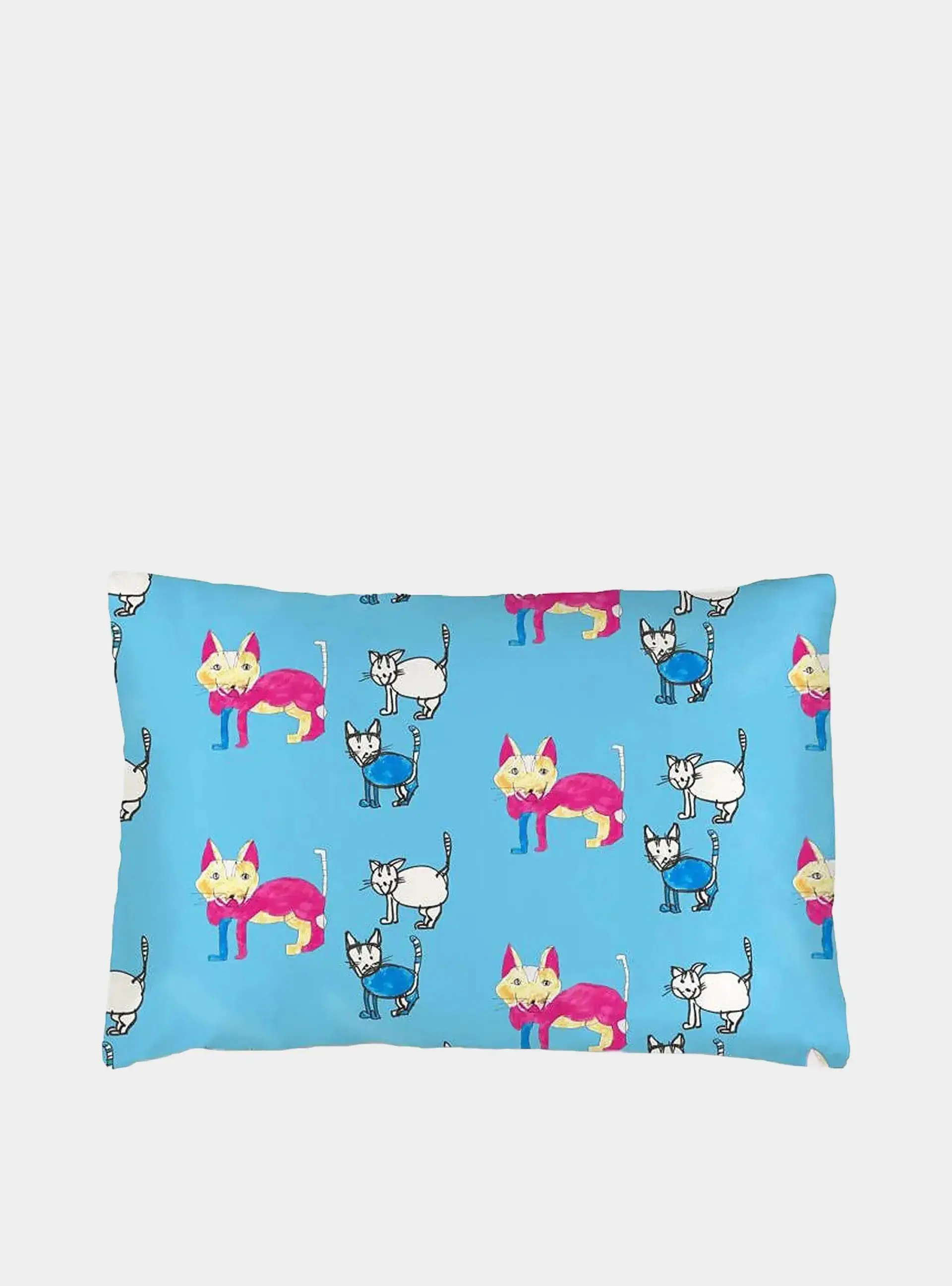 Nilly The Cat Silk Pillowcase For Children
