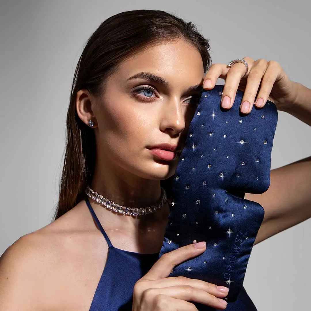 Silk Sleep Mask Crystals by Swarovski® - Image 8