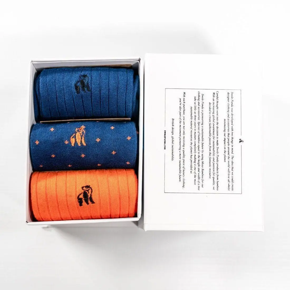 Simply Style Sock Box - 3 Pairs of Bamboo Socks (His) - Image 3