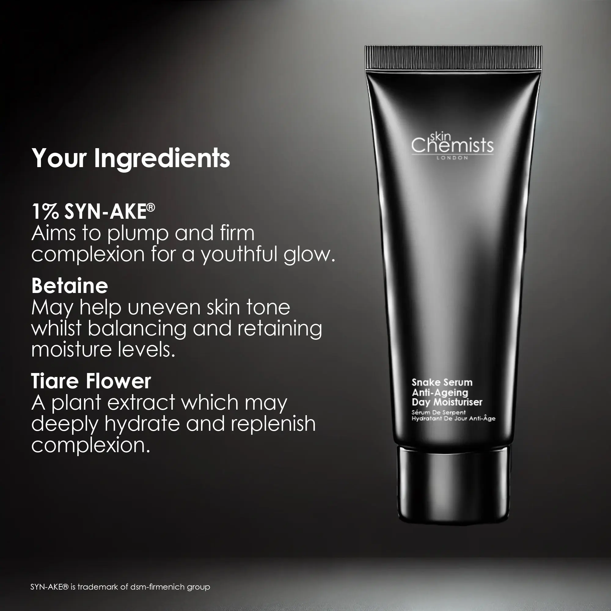 skinChemists Snake Serum Anti-Ageing Day Moisturiser 50ml - Image 2