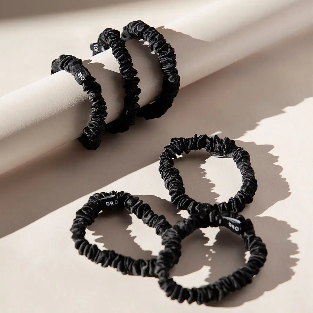 Skinny Scrunchie Set - Black Jade - Image 2