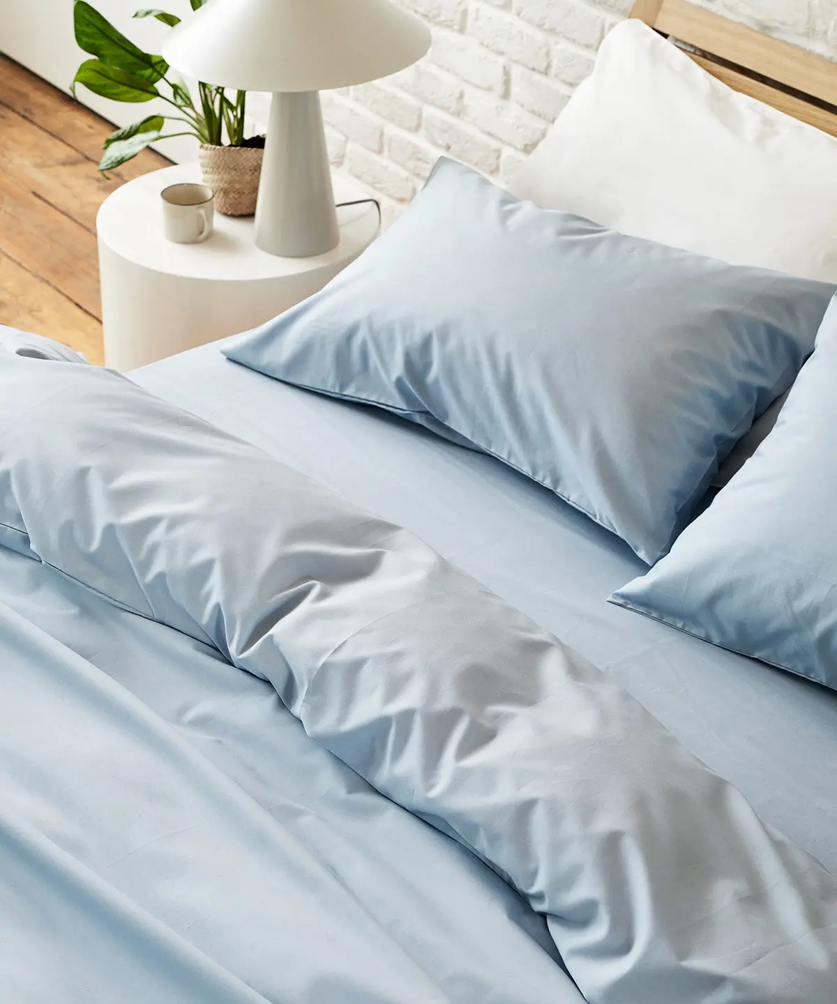 Sky Tencel Cotton Duvet Cover - Image 4
