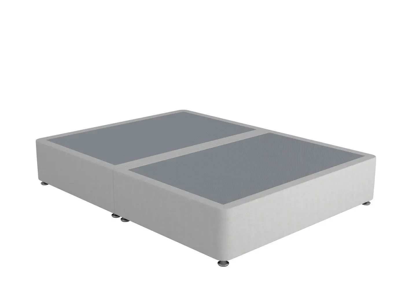 Sleepeezee Contemporary Divan Bed Base - Silver