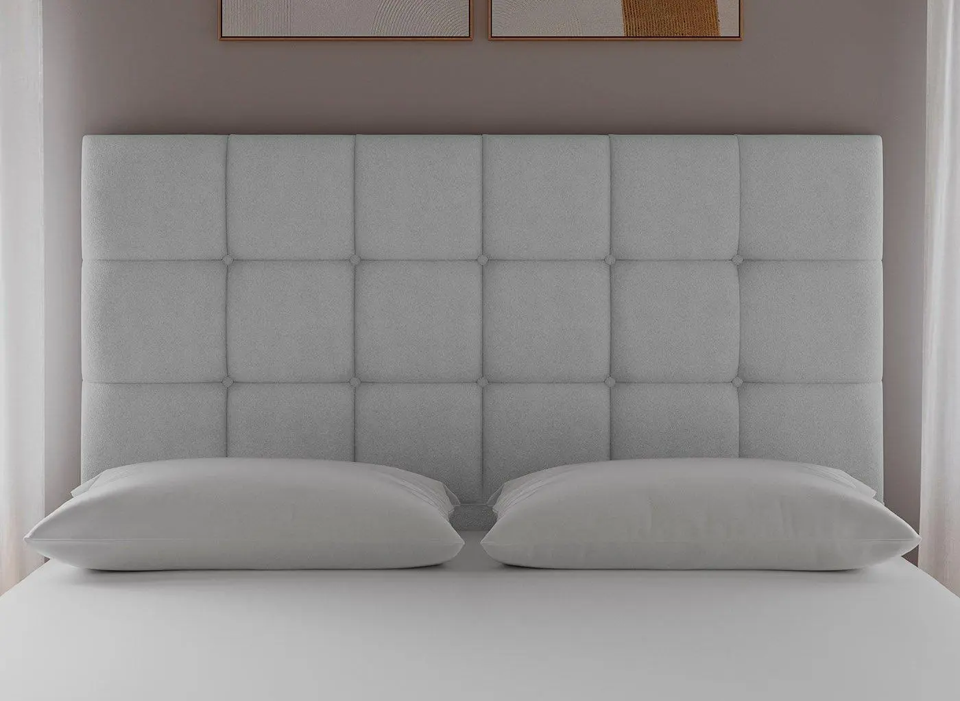 Sleepeezee Pompeii Headboard - Silver