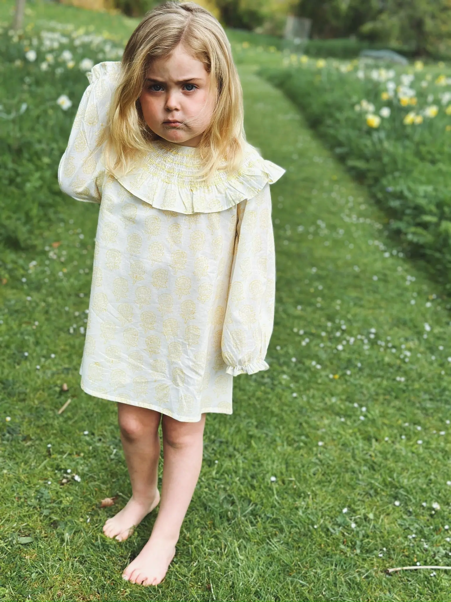 Smocked Sahana Girls Nightie