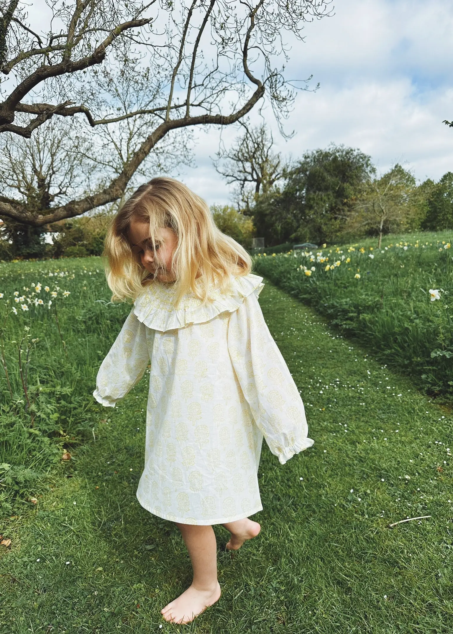 Smocked Sahana Girls Nightie - Image 7