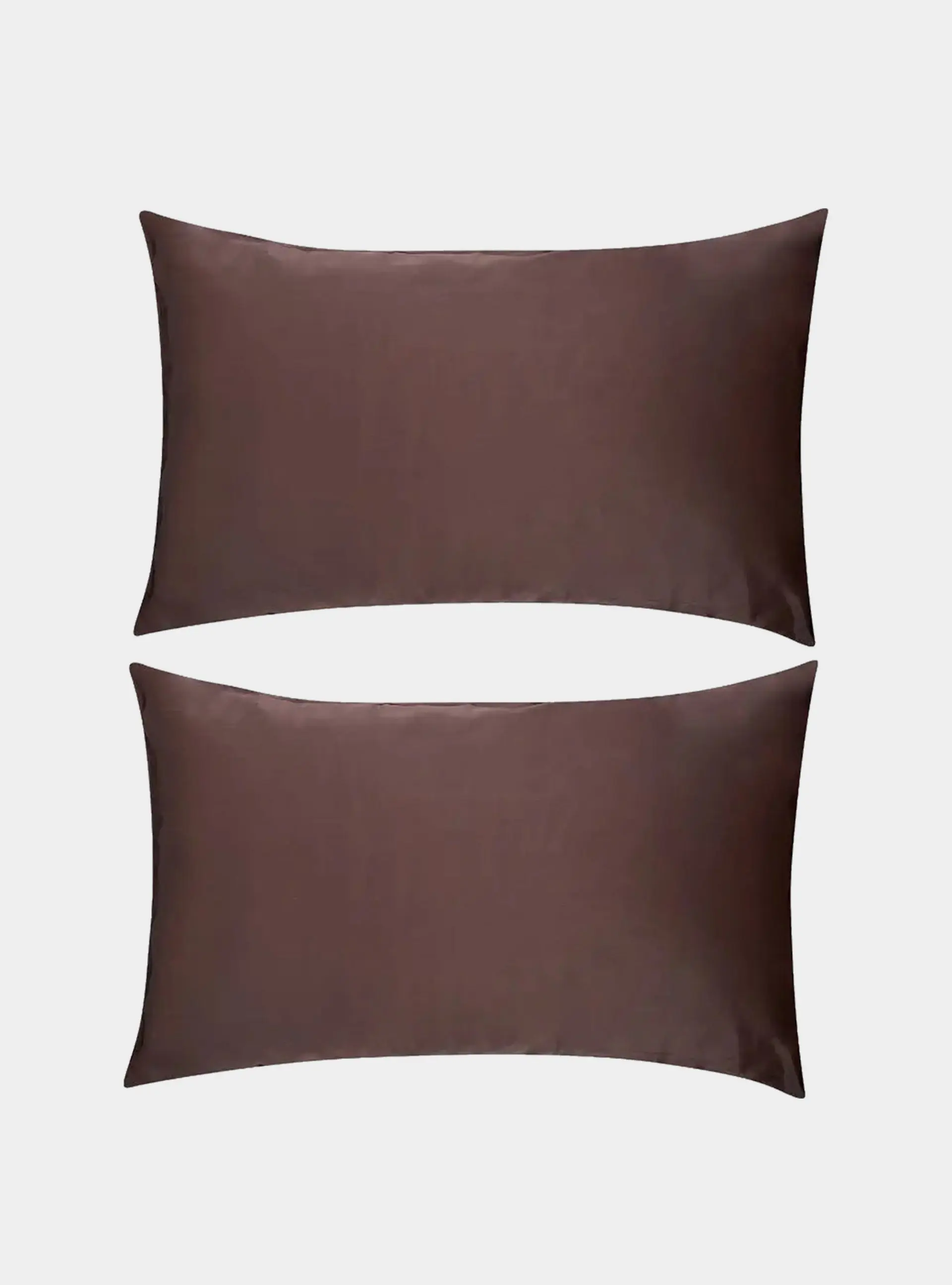 Mocha Soft Satin Pillowcase Set