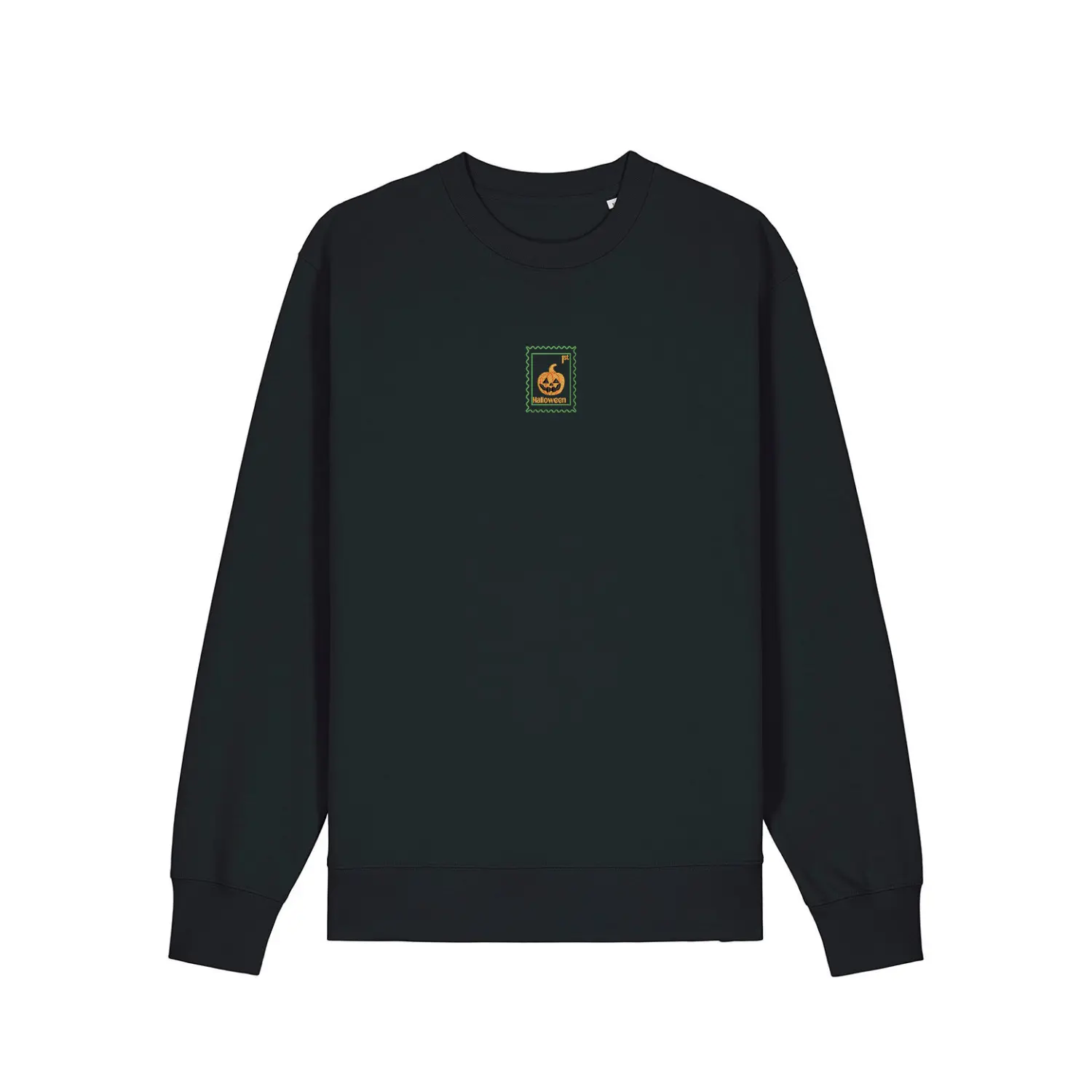Spooky Pumpkin Sweatshirt - Halloween - Relaxed Fit - Image 2