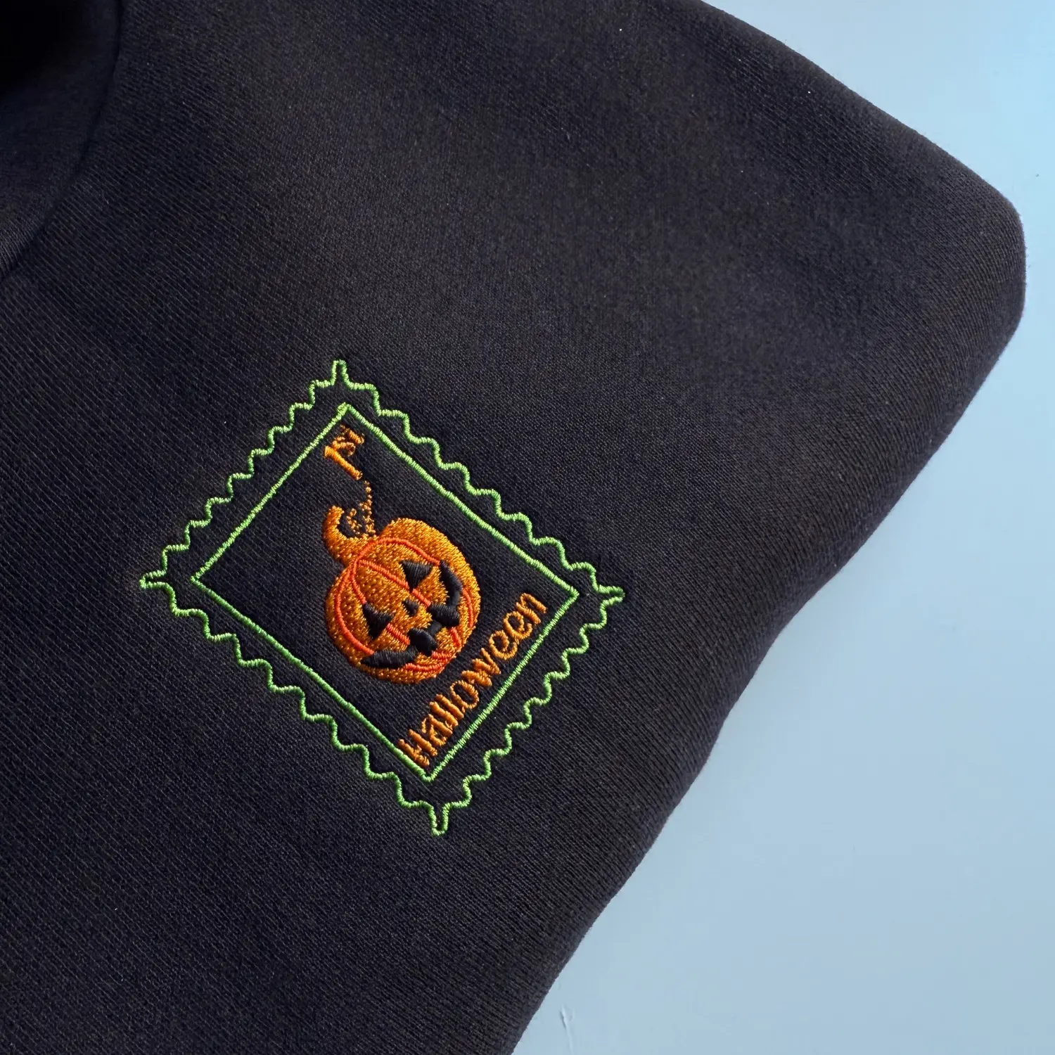 Spooky Pumpkin Sweatshirt - Halloween - Relaxed Fit - Image 6