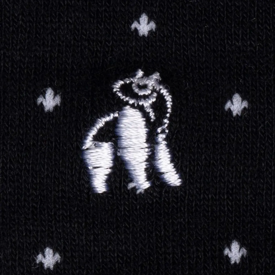 Spotted Black Bamboo Socks - Image 3