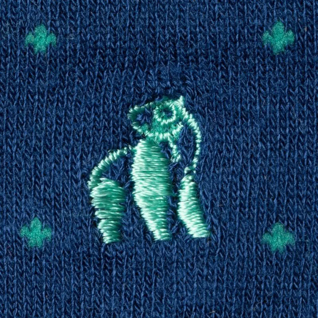 Spotted Green Bamboo Socks - Image 3
