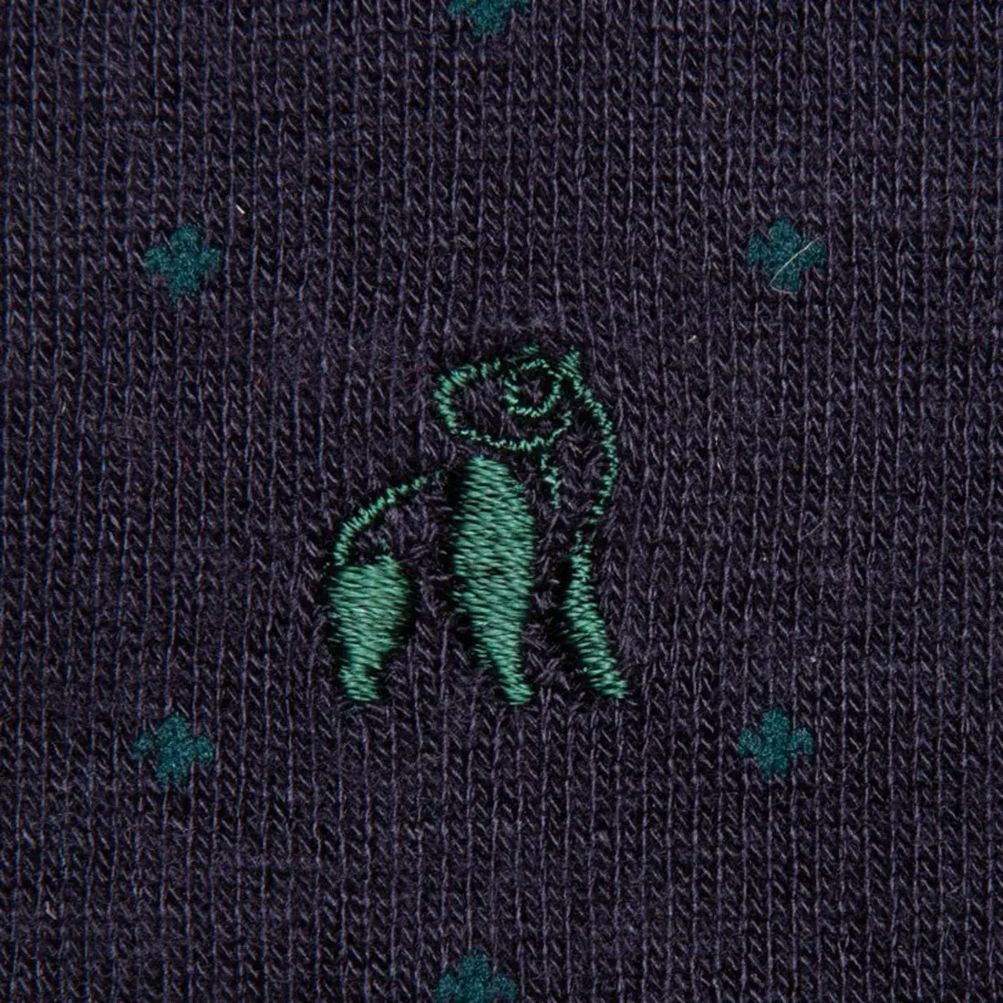 Spotted Navy Bamboo Socks - Image 3