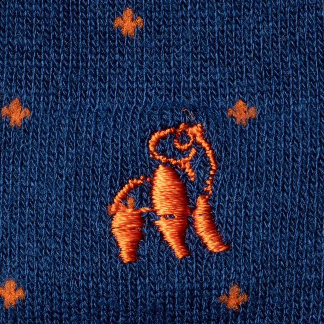 Spotted Orange Bamboo Socks - Image 6