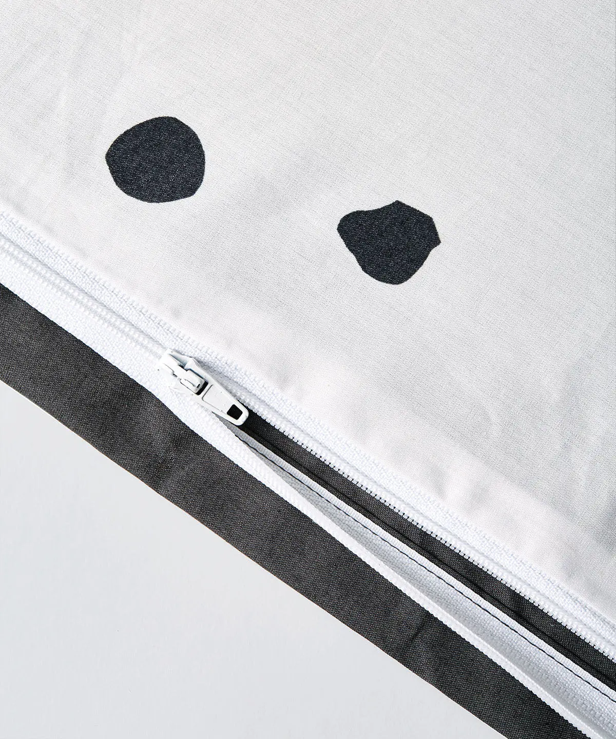 Spotty Charcoal Tencel Cotton Duvet Cover - Image 7