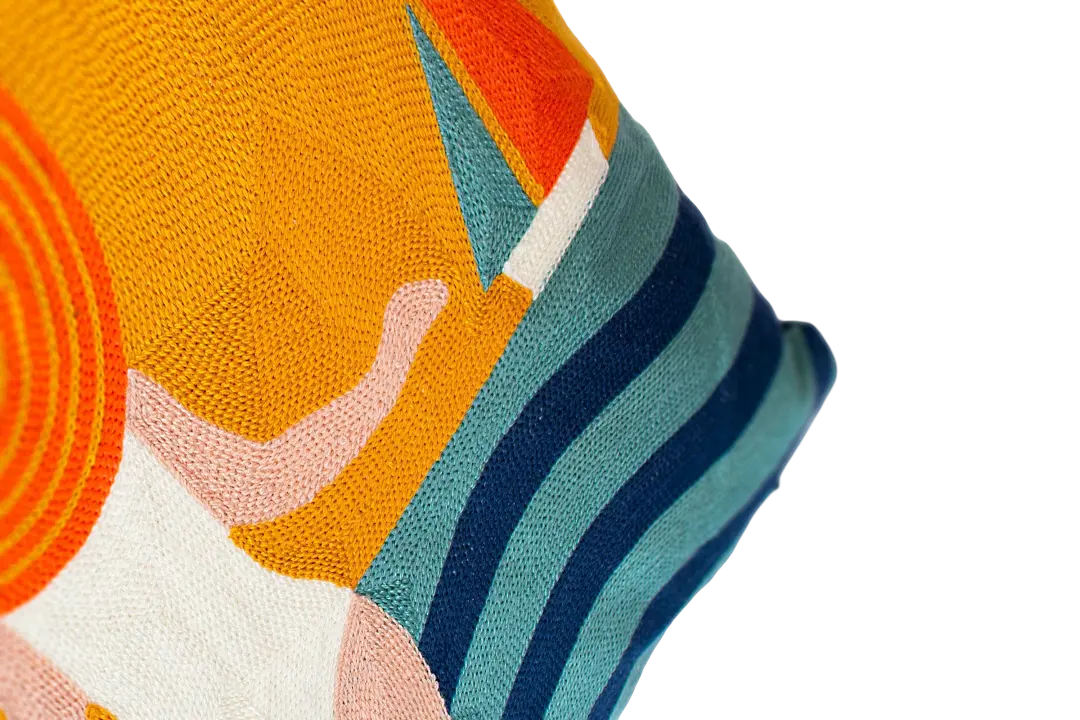 St. Tropez Needlepoint Cushion - Image 3