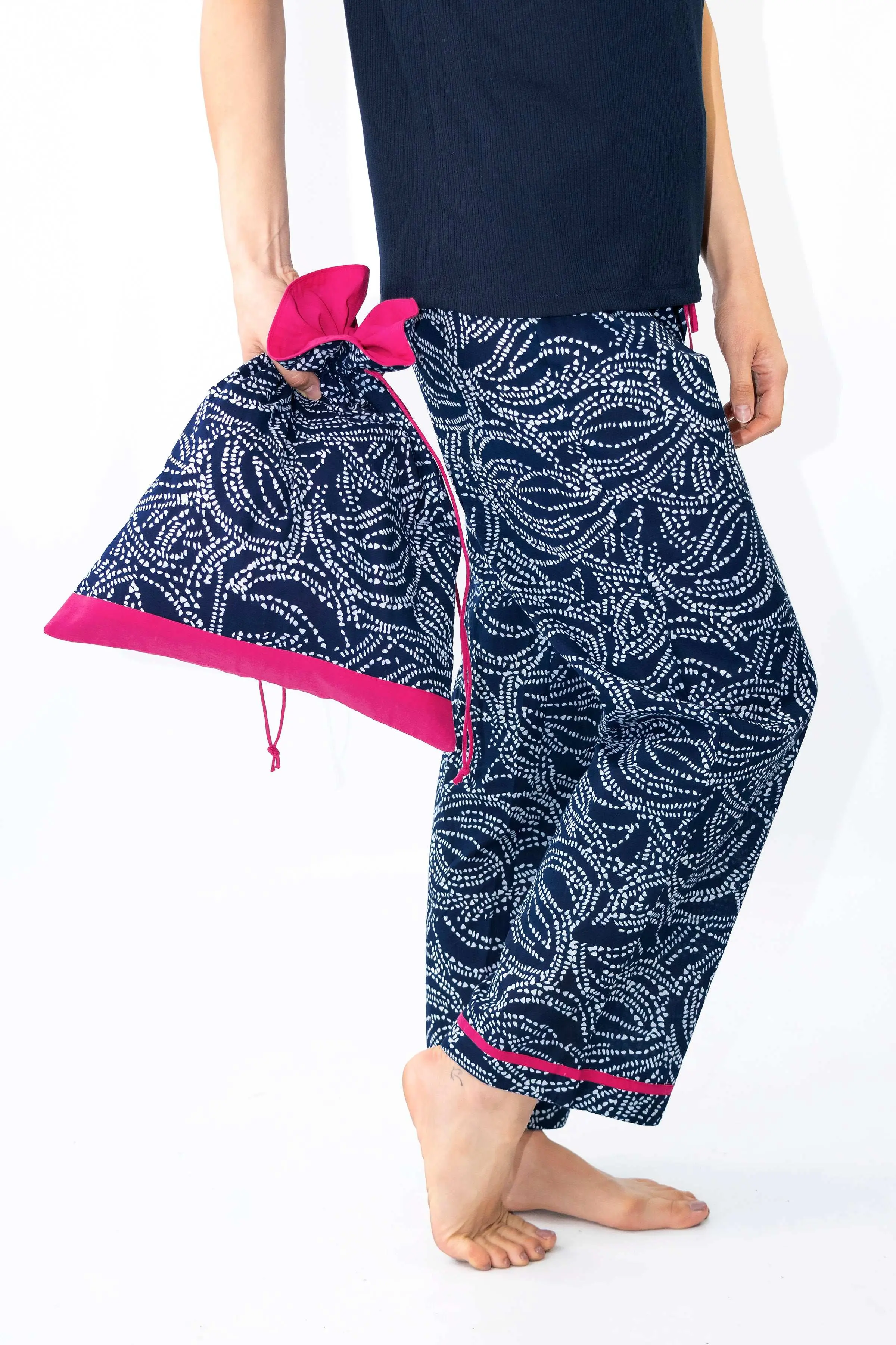 Starry Night Cotton Pyjama Bag - Image 3