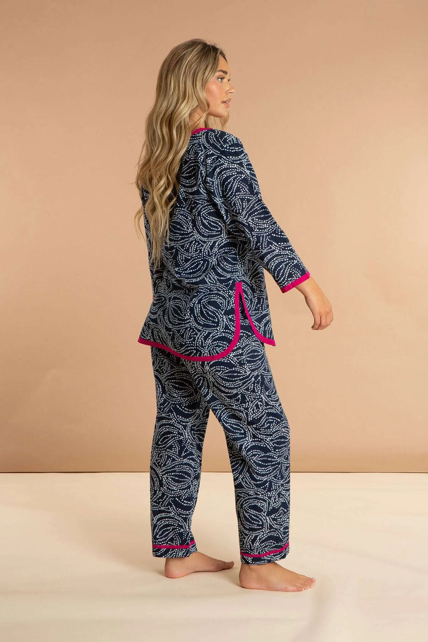 Starry Night Women's Cotton Pyjama Trouser Set - Image 5