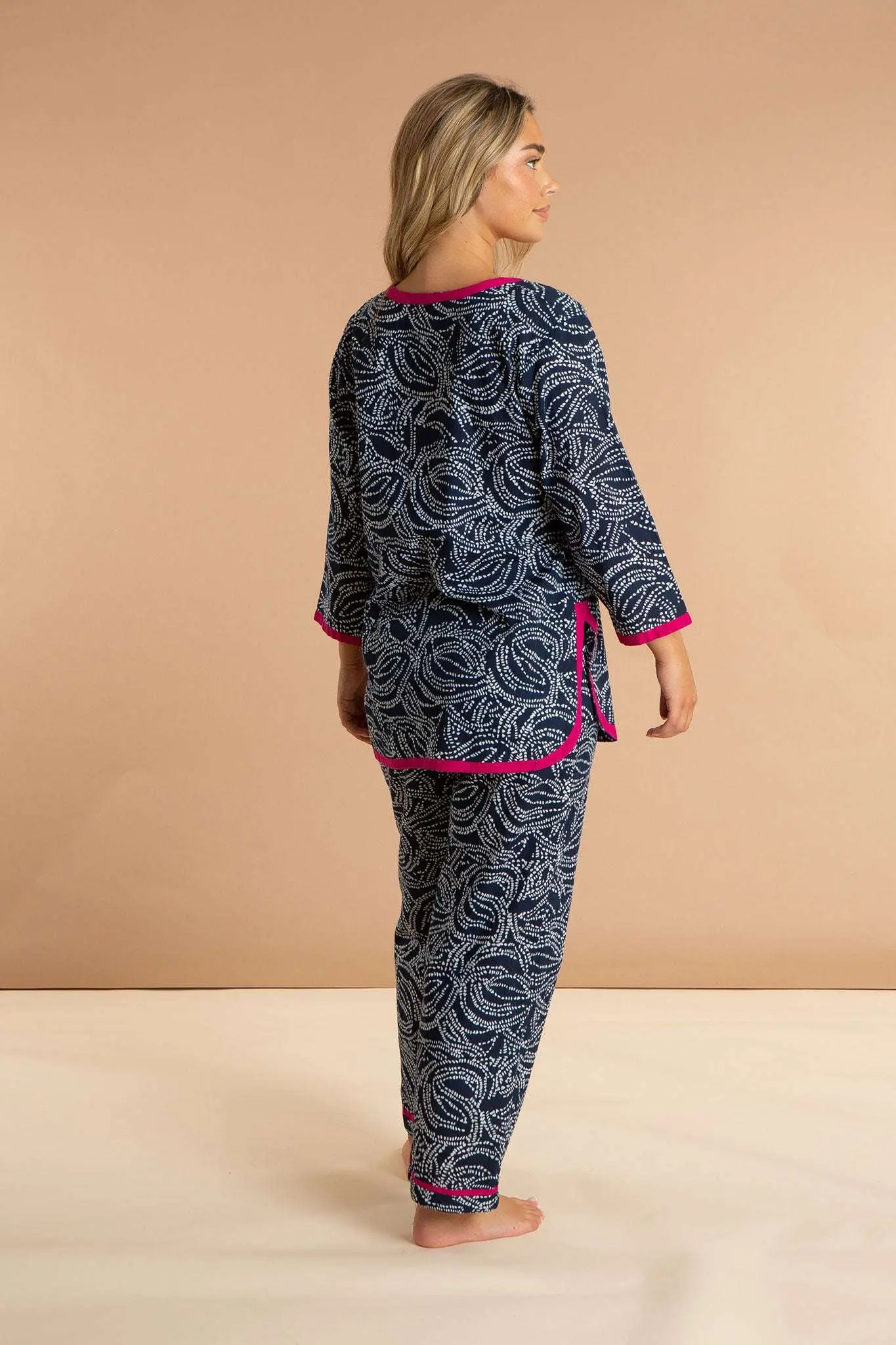 Starry Night Women's Cotton Pyjama Trouser Set - Image 6