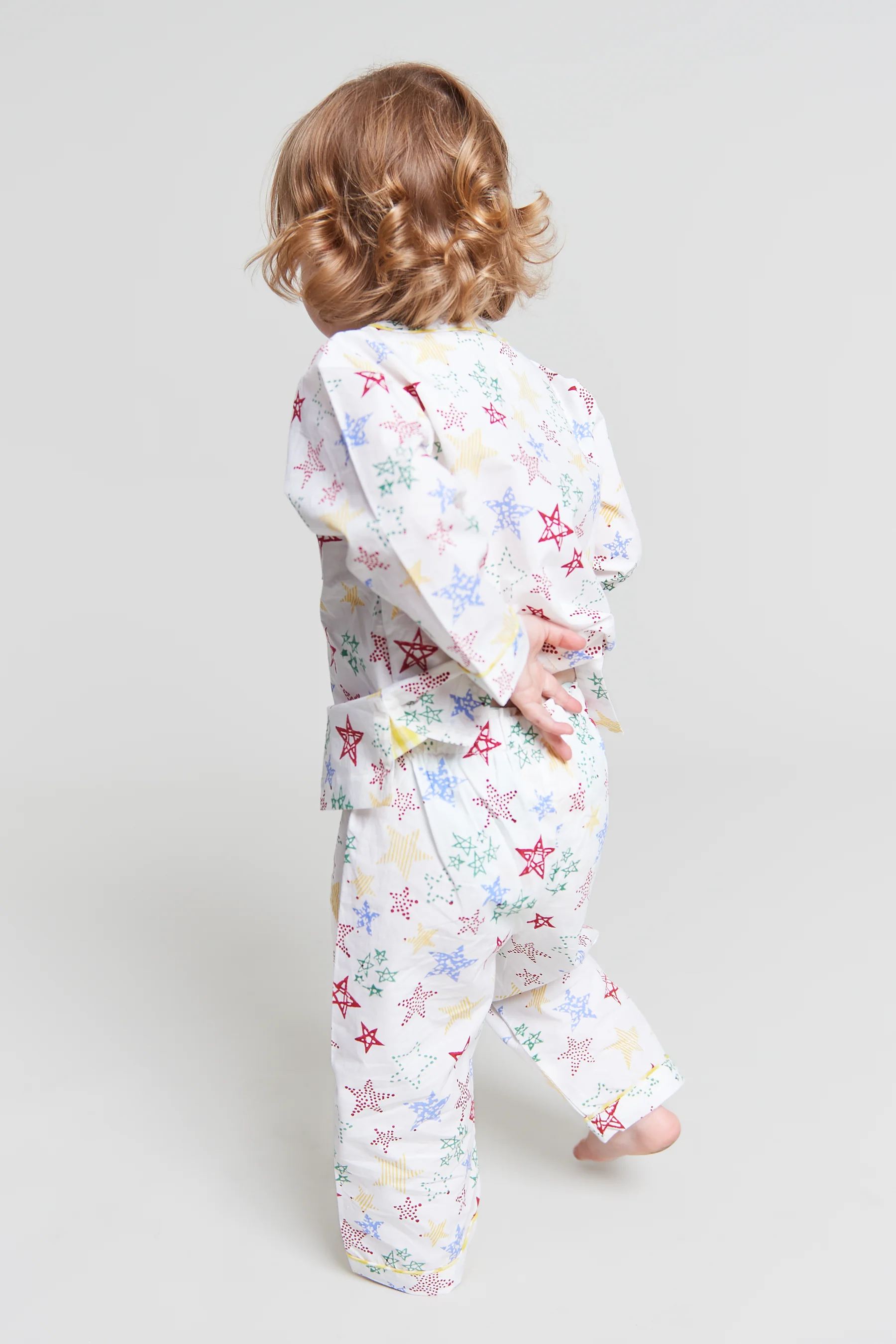 stars shining - organic cotton baby pyjama set - Image 3