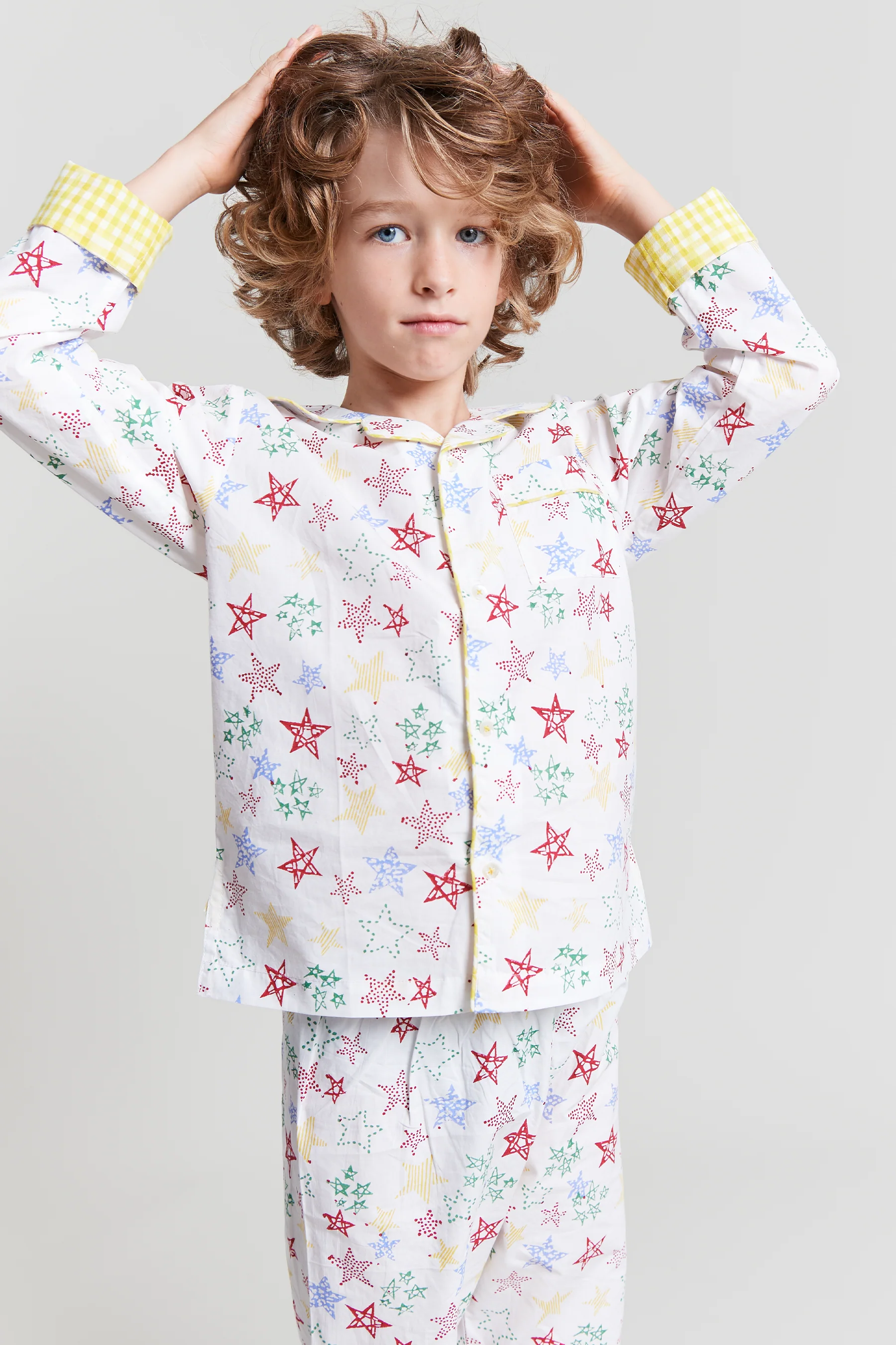 stars shining Kids Organic Cotton Pyjama Trouser Set
