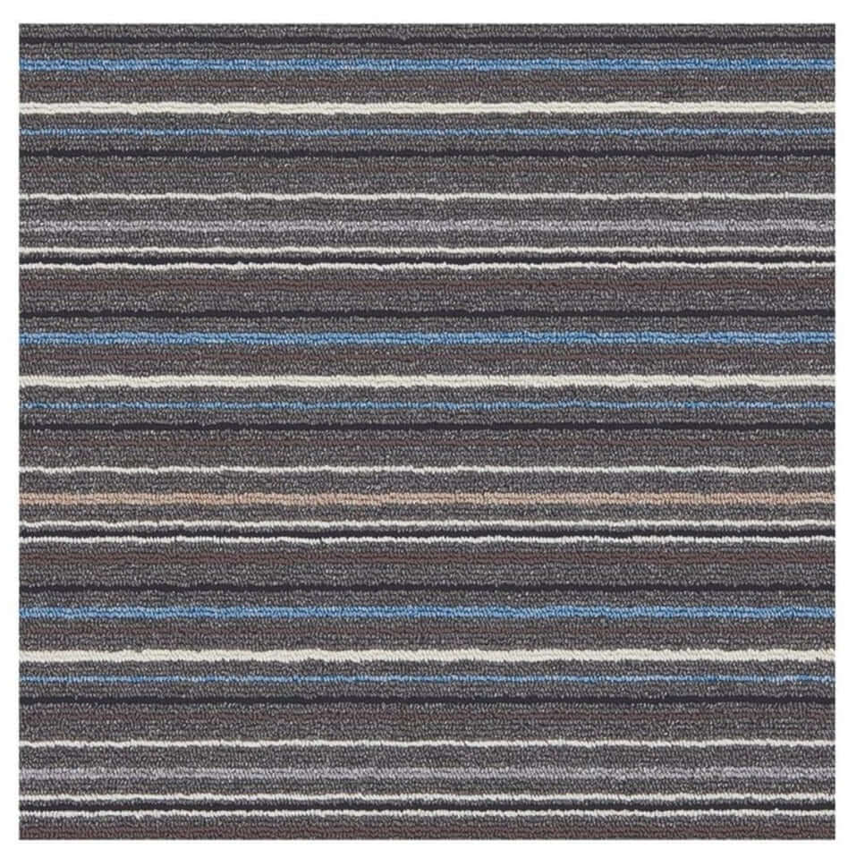 Stockholm Lead/Light Blue Washable Mat - Image 3