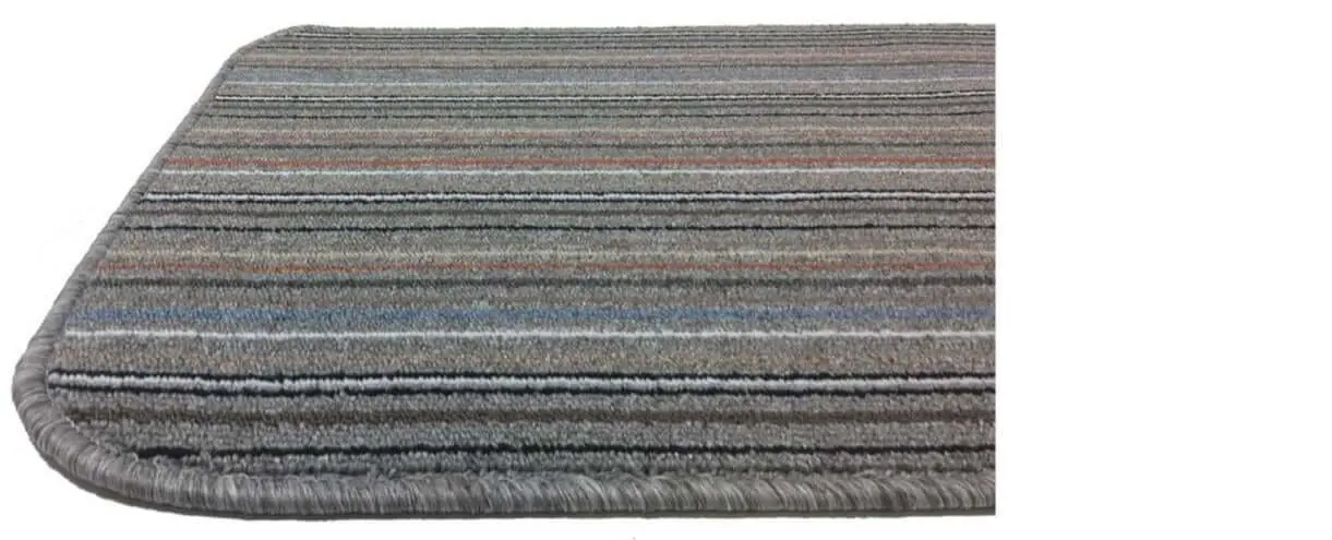 Stockholm Lead/Light Blue Washable Mat - Image 4