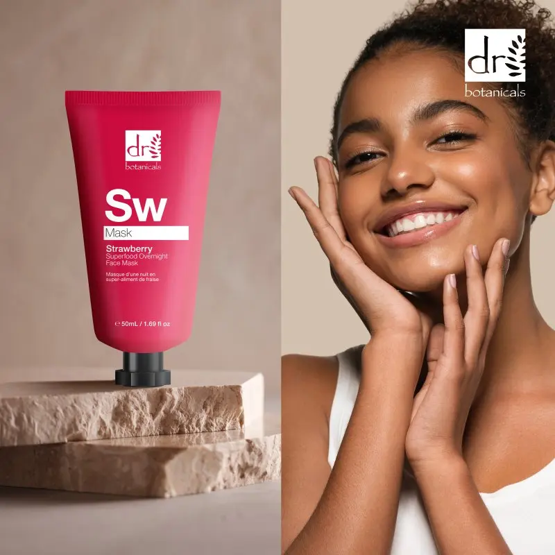 Strawberry Overnight Face Mask 50ml - Image 5