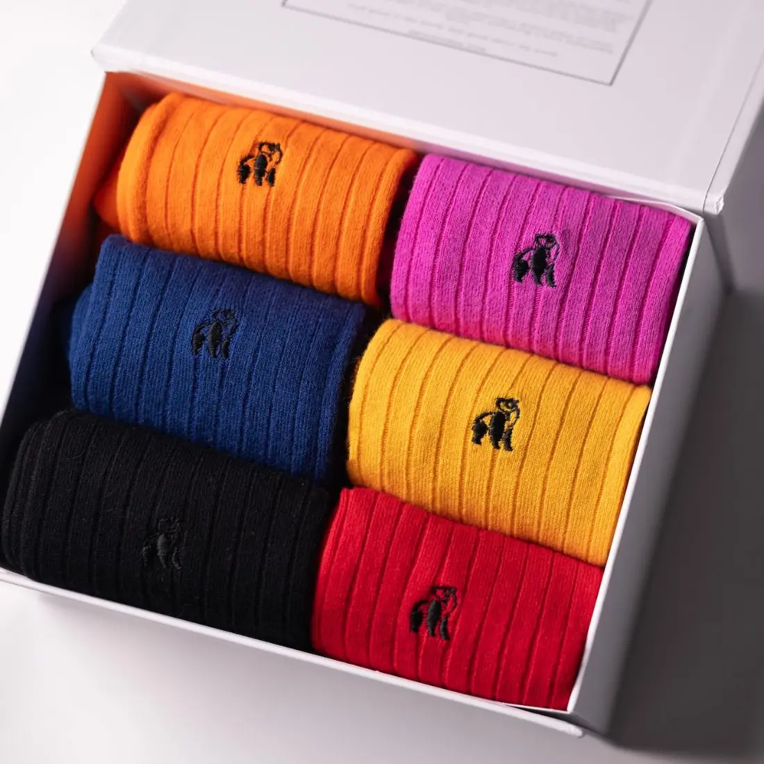 Superior Style Sock Box - 6 Pairs of Bamboo Socks (His) - Image 3