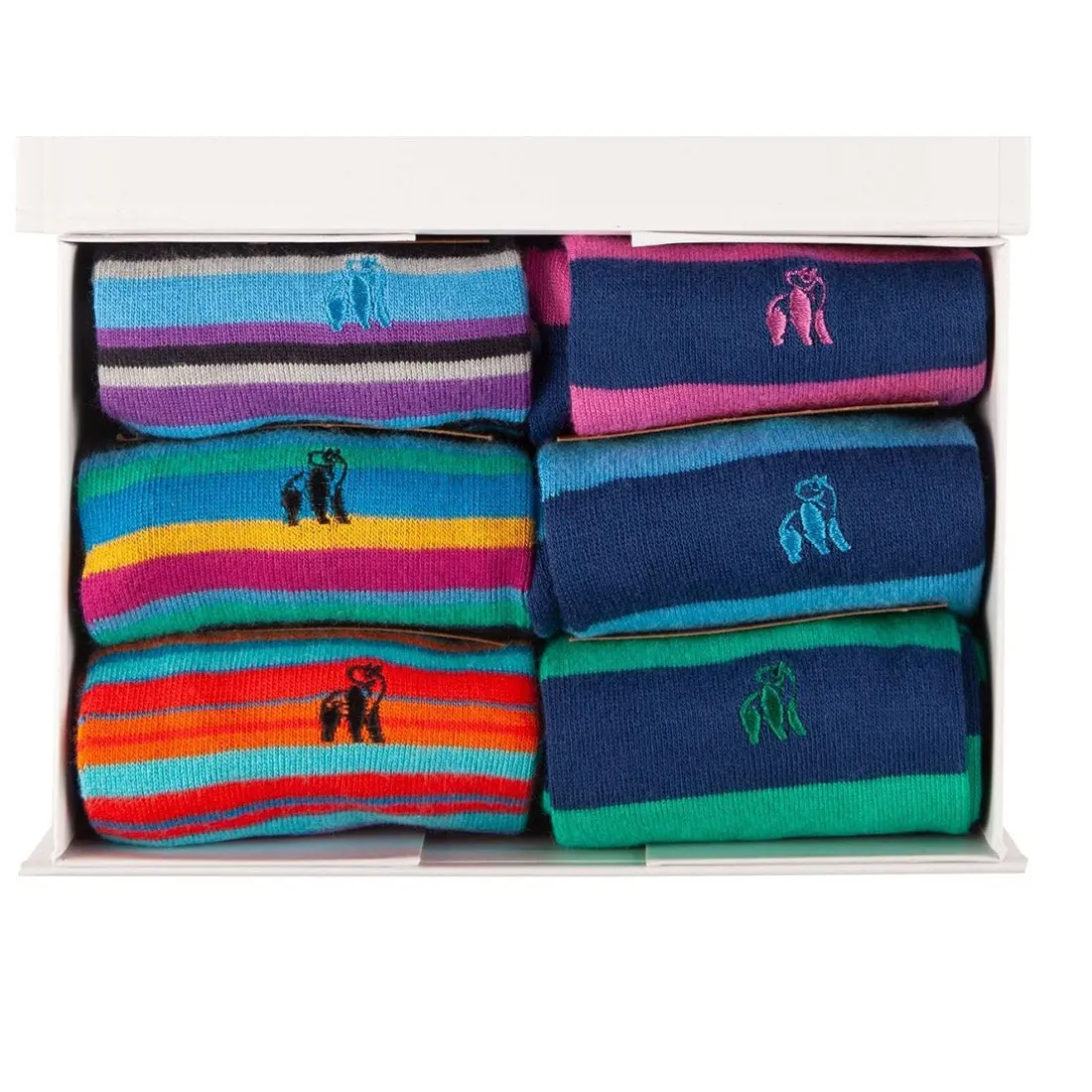 Superior Style Sock Box - 6 Pairs of Bamboo Socks (His) - Image 4