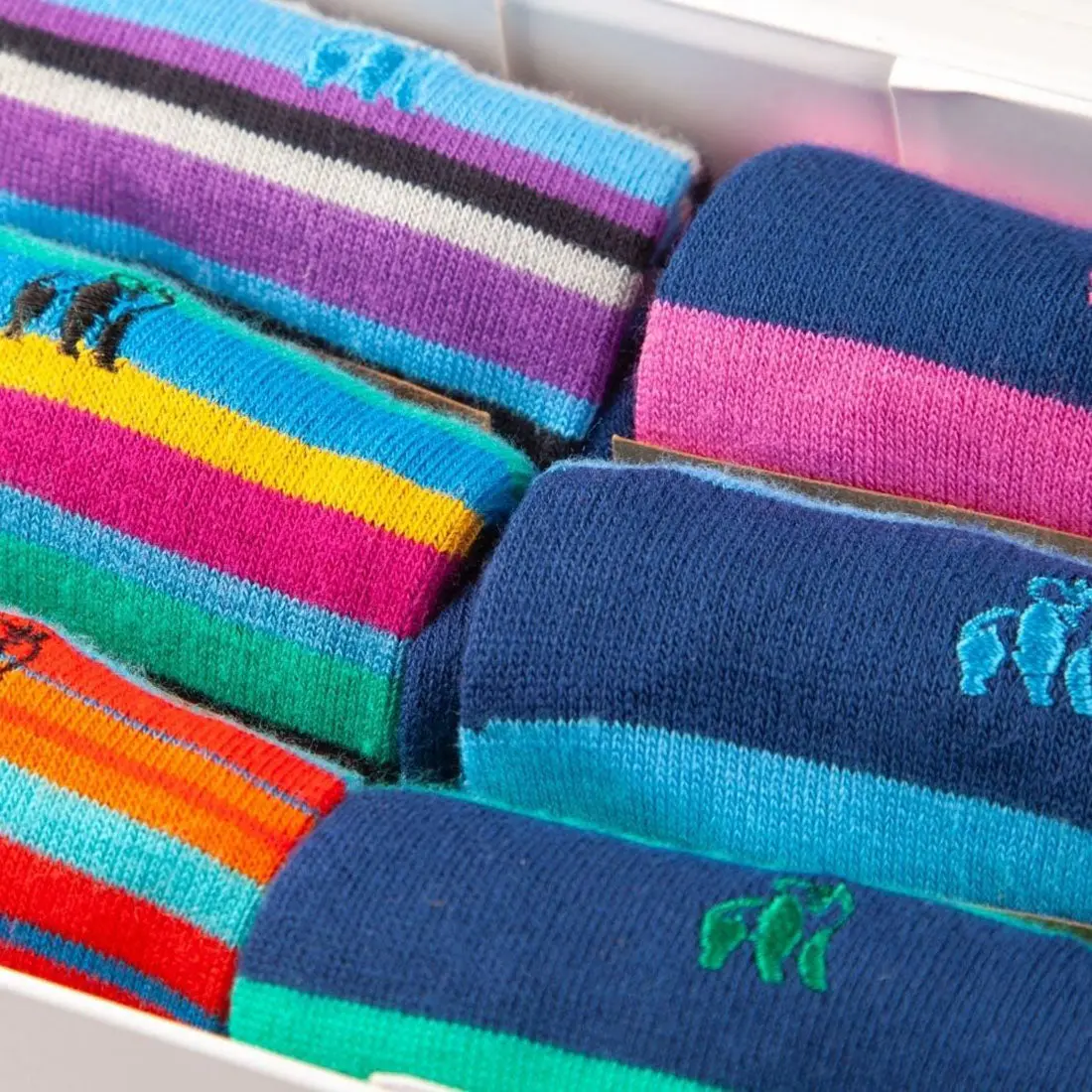 Superior Style Sock Box - 6 Pairs of Bamboo Socks (His) - Image 5